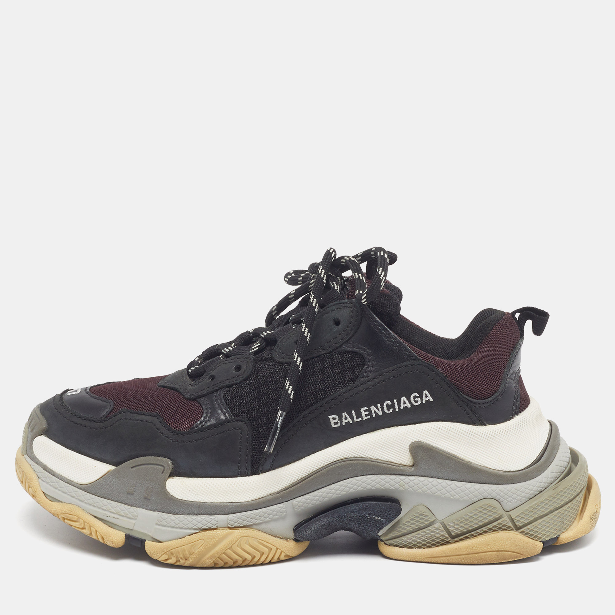 

Balenciaga Triple S Clear Size 37 Multicolor Faux Leather and Mesh Lace Up Sneakers