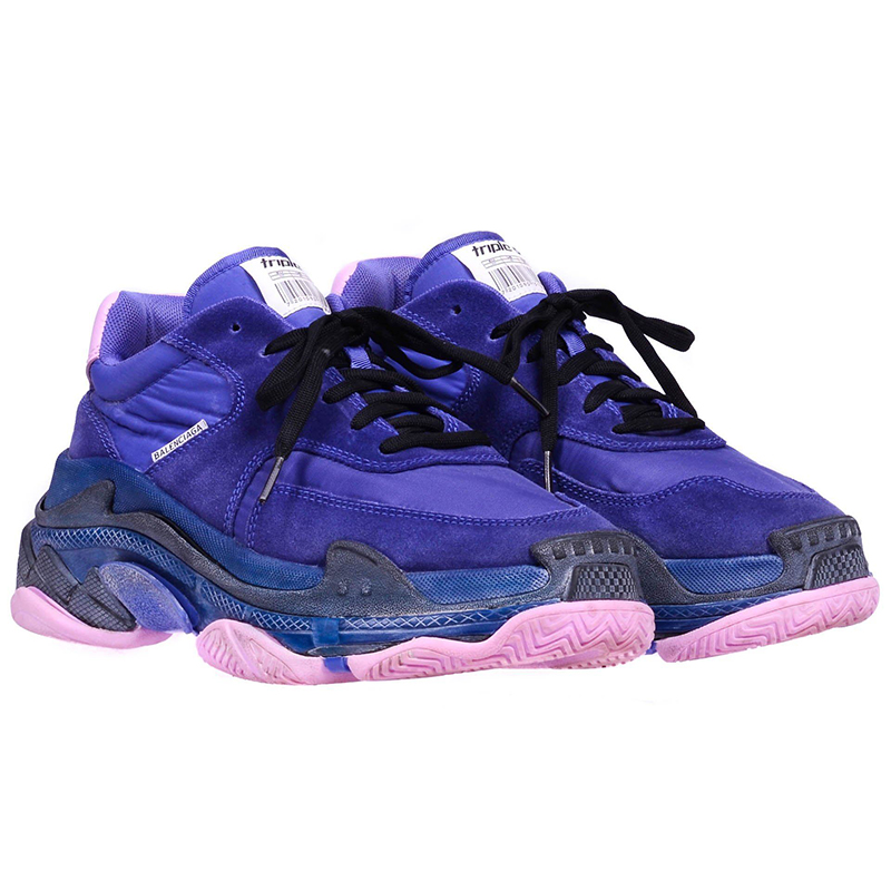 balenciaga shoes blue and pink