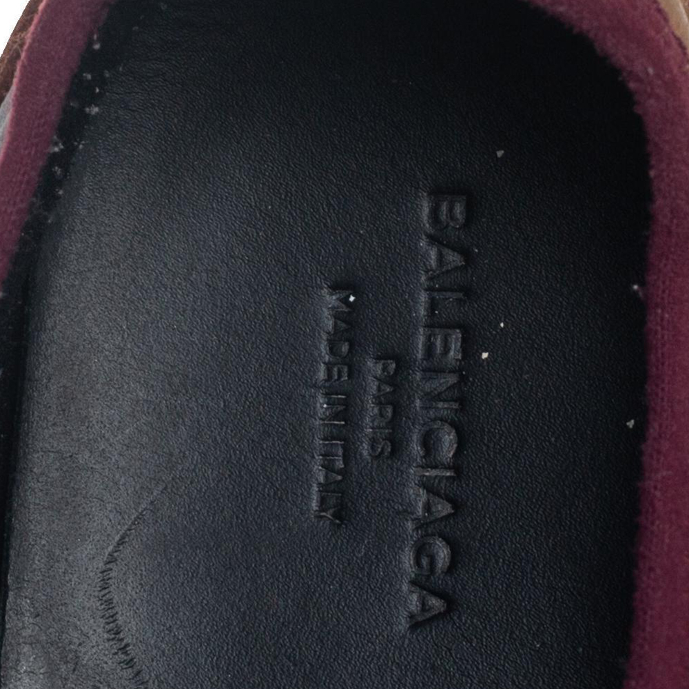 Balenciaga Multicolor Mesh And Leather Race Runner Sneakers Size 40 