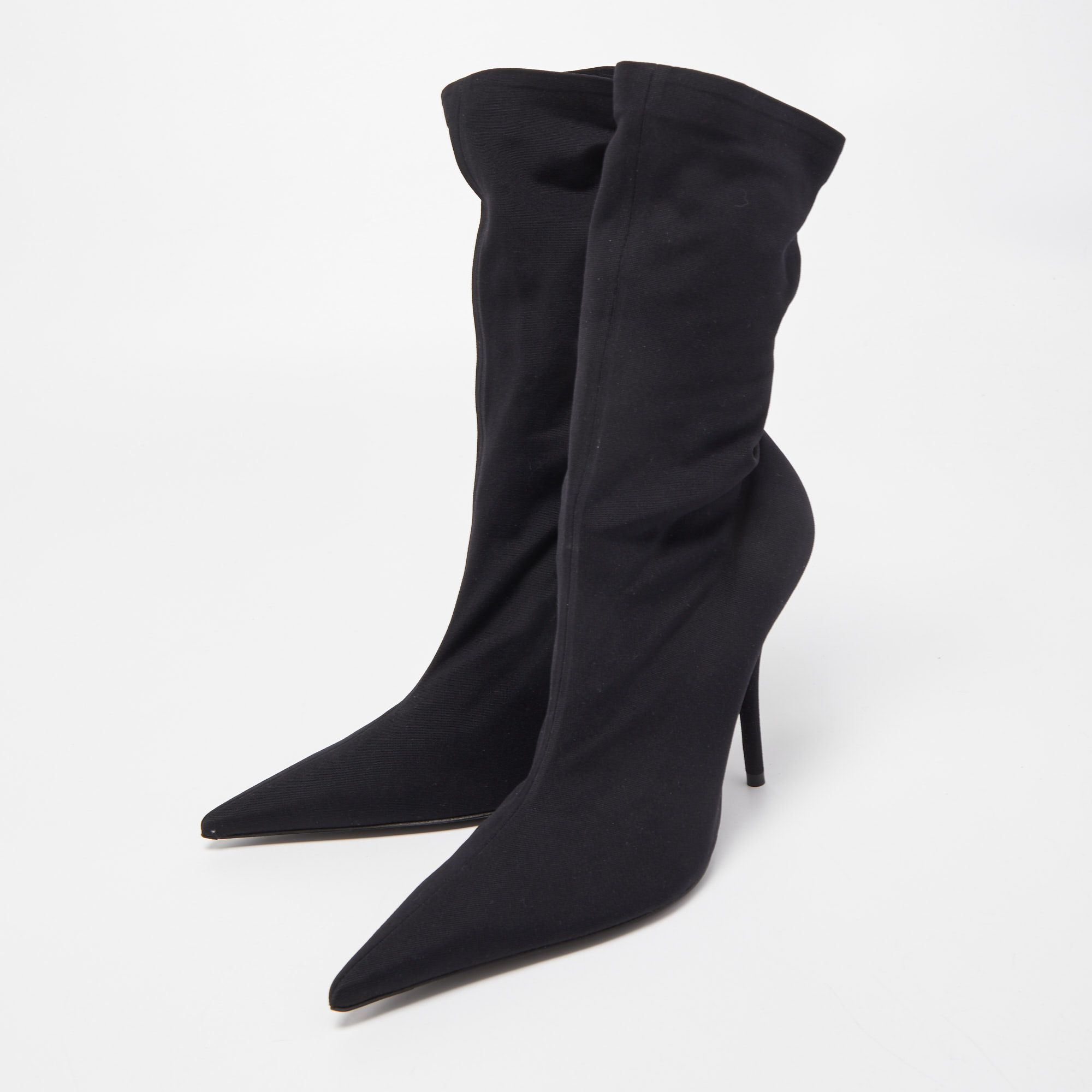 

Balenciaga Black Nylon Socks Boot Size