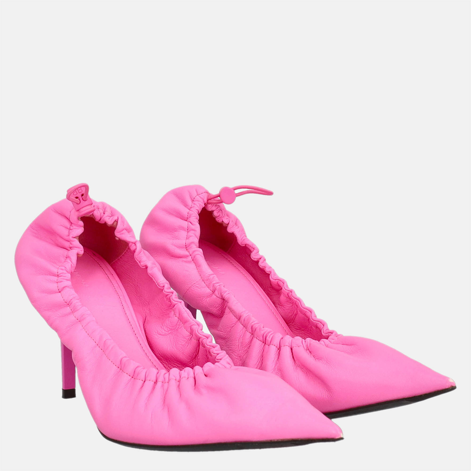 

Balenciaga Women's Leather Heels - Pink - EU