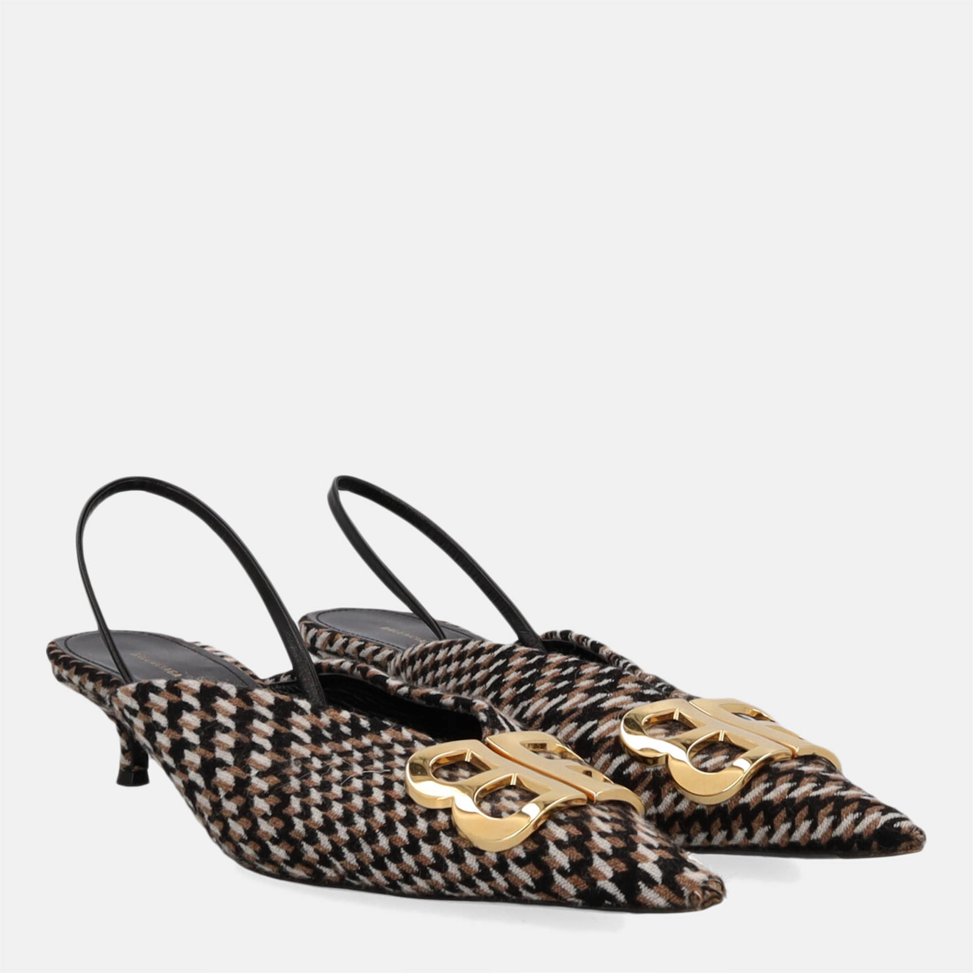 

Balenciaga Women's Fabric Ballet Flats - Beige - EU