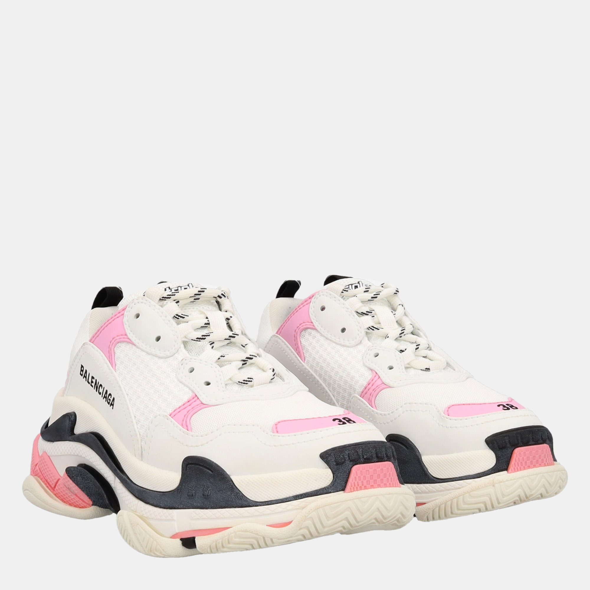 

Balenciaga Women's Leather Sneakers - Pink - EU