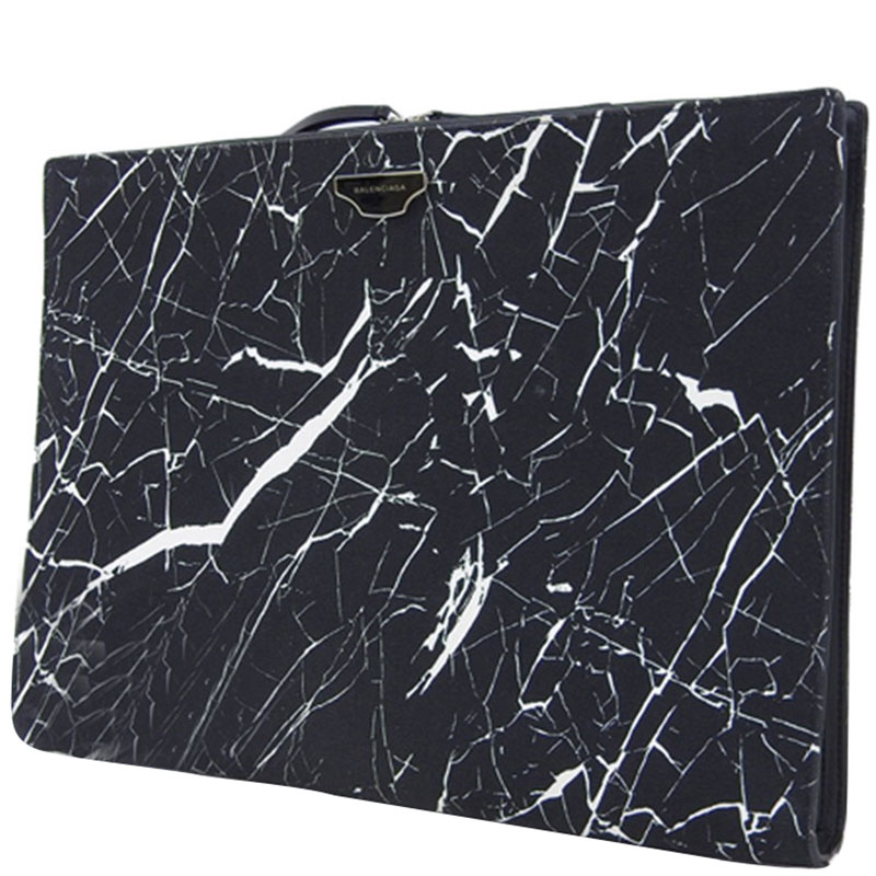 

Balenciaga Black/White Canvas Bag