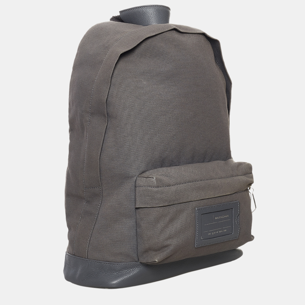 

Balenciaga Grey Nylon Backpack