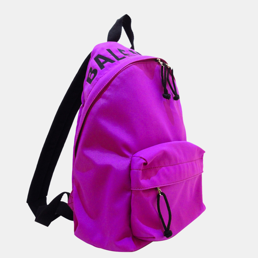 

Balenciaga Purple Wheel Nylon Backpack