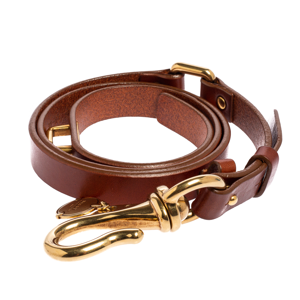 

Bally Brown Leather Hook Buckle Narrow Waist Belt