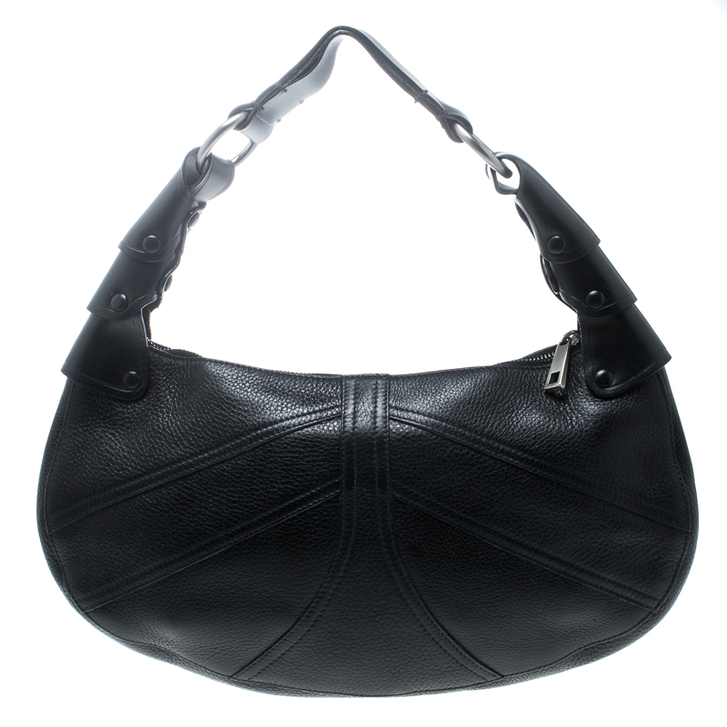 Pre-owned Bally Black Leather Hobo