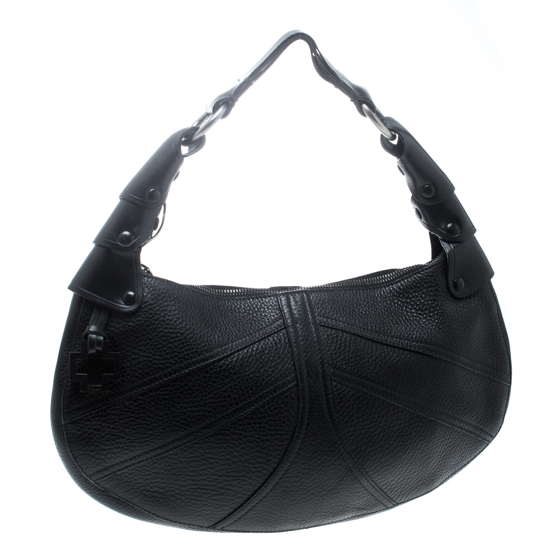 Pre-owned Bally Black Leather Hobo