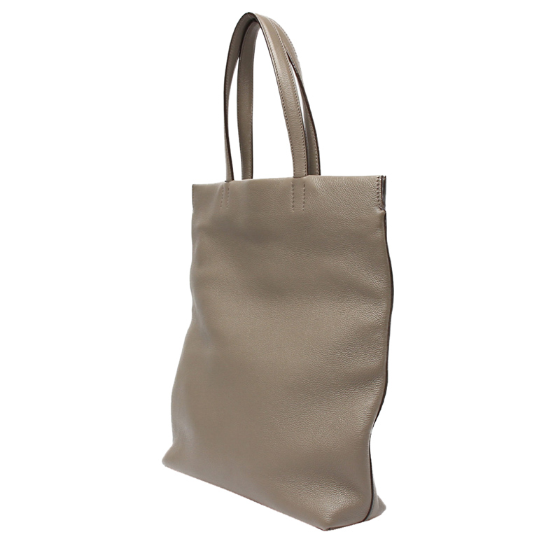 

Bally Gray Leather Snuff 17 Tote Bag, Grey