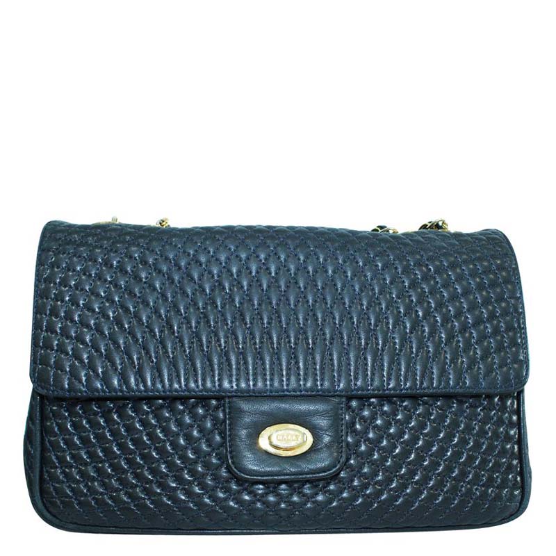 bally quilted bag