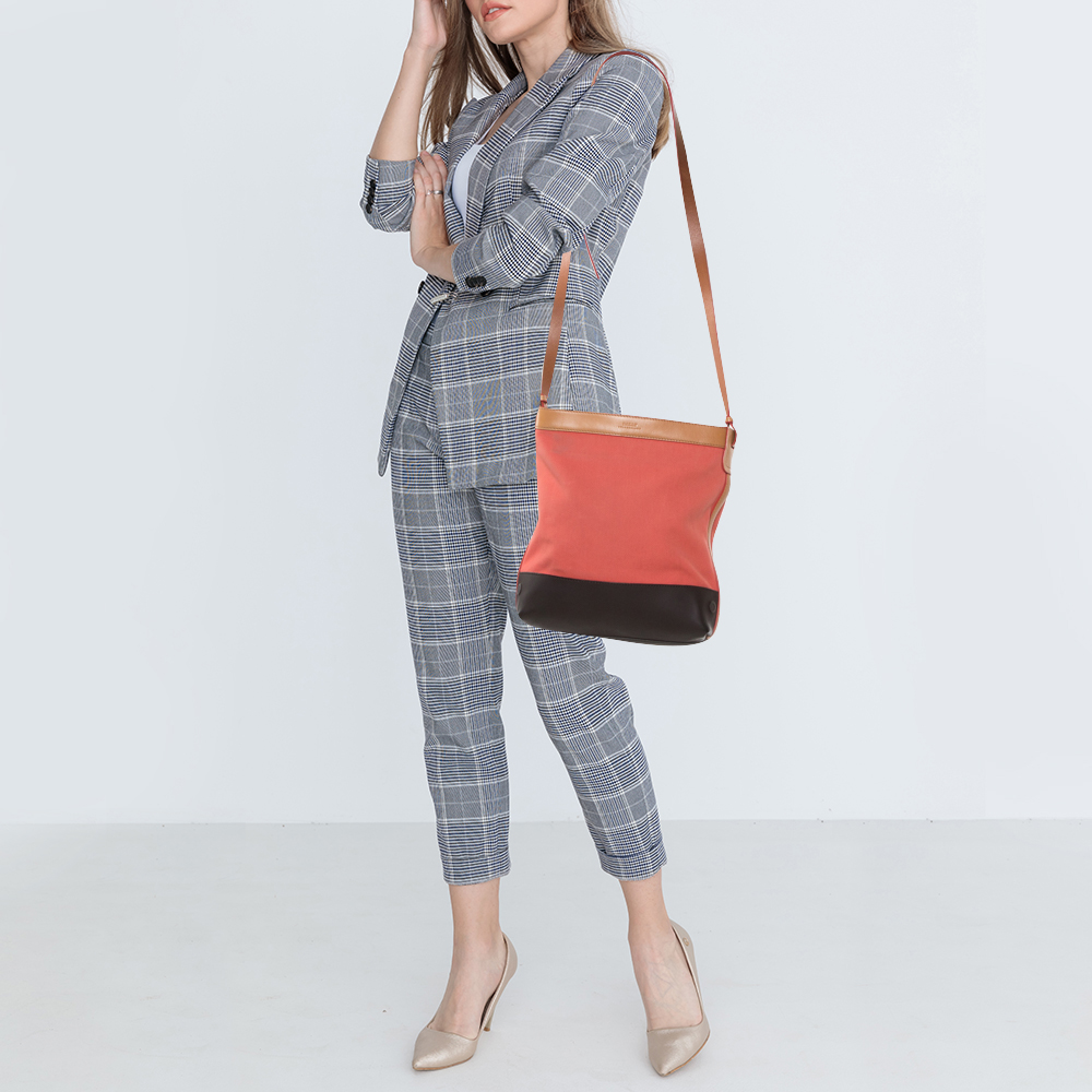 

Bally Multicolor Canvas And Leather Messenger Bag