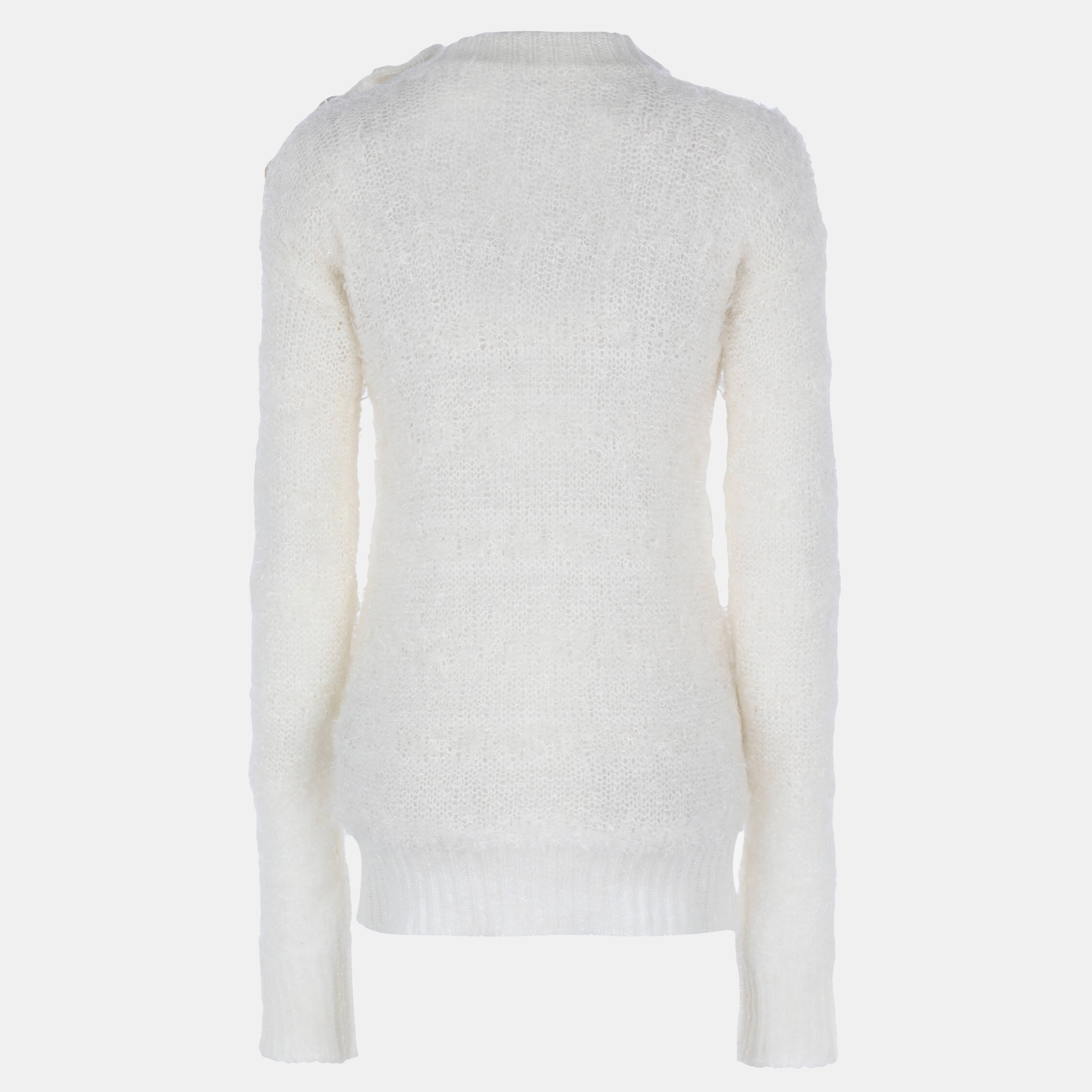 

Balmain Women' Wool Pullover - White