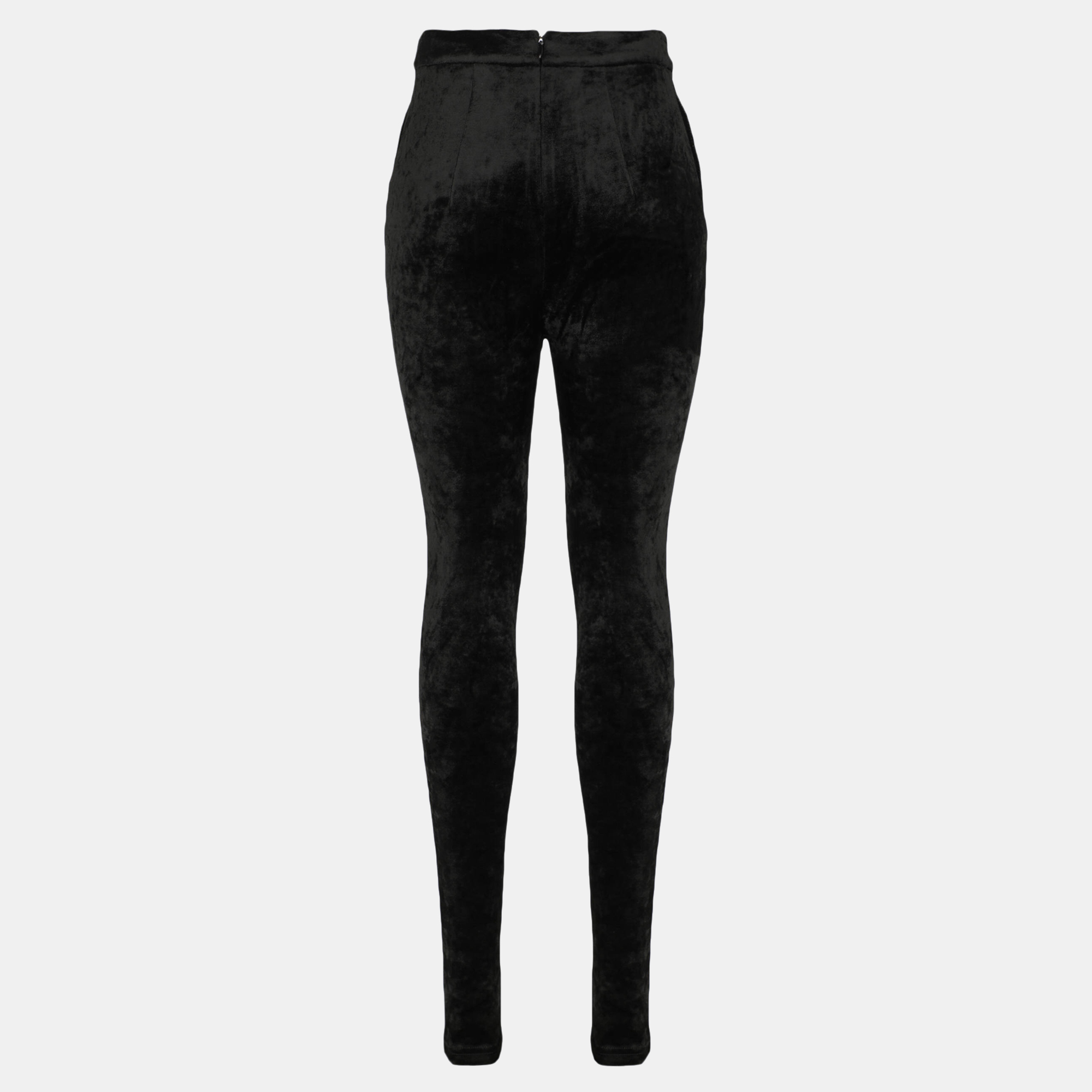 

Balmain Women' Synthetic Fibers Trousers - Black