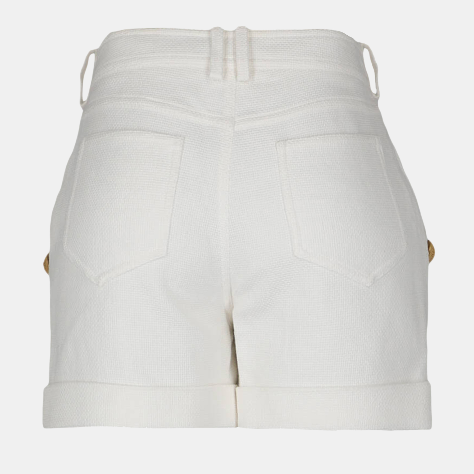 

Balmain Women' Synthetic Fibers Trousers - White