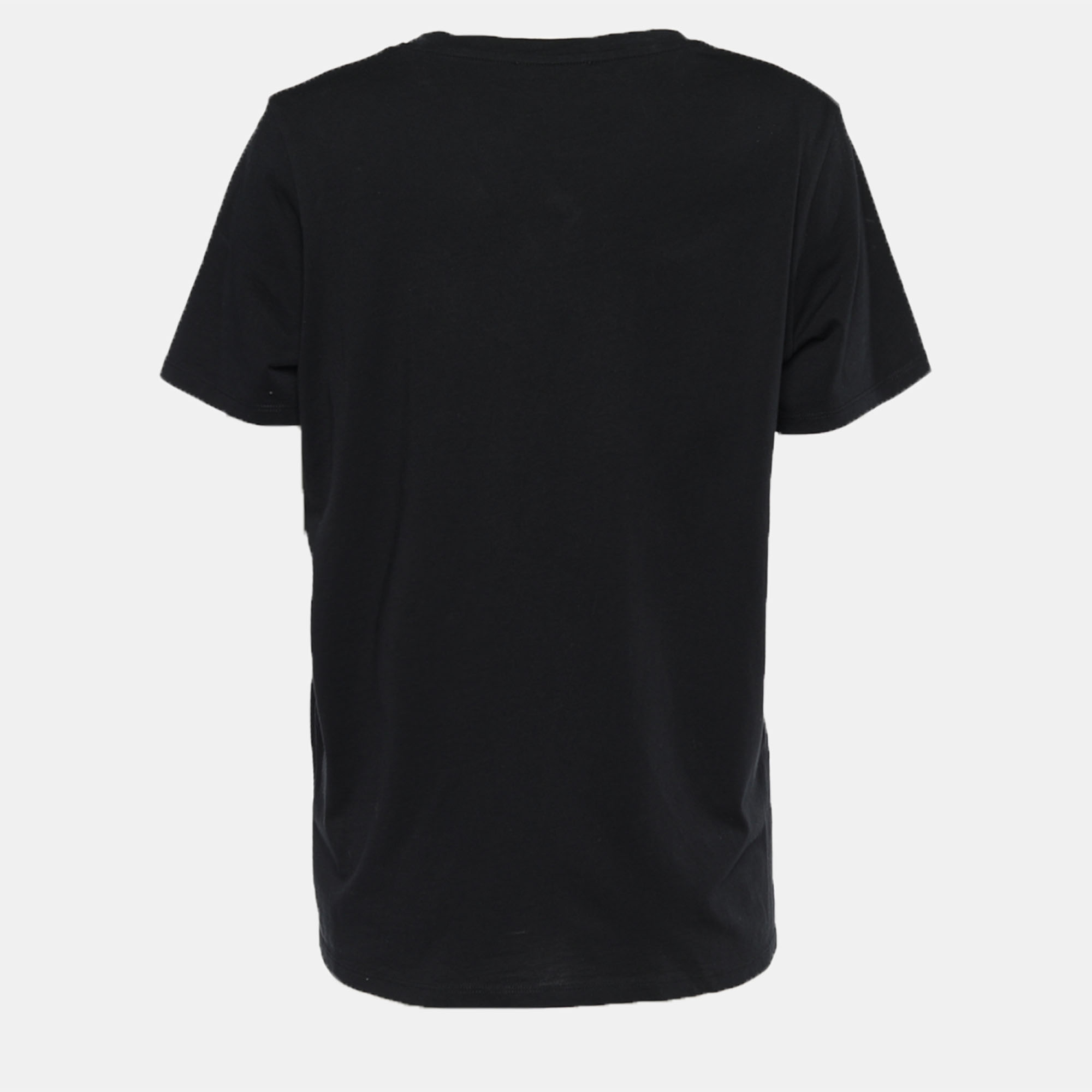 

Balmain Black Jersey Knit Logo Print T-Shirt