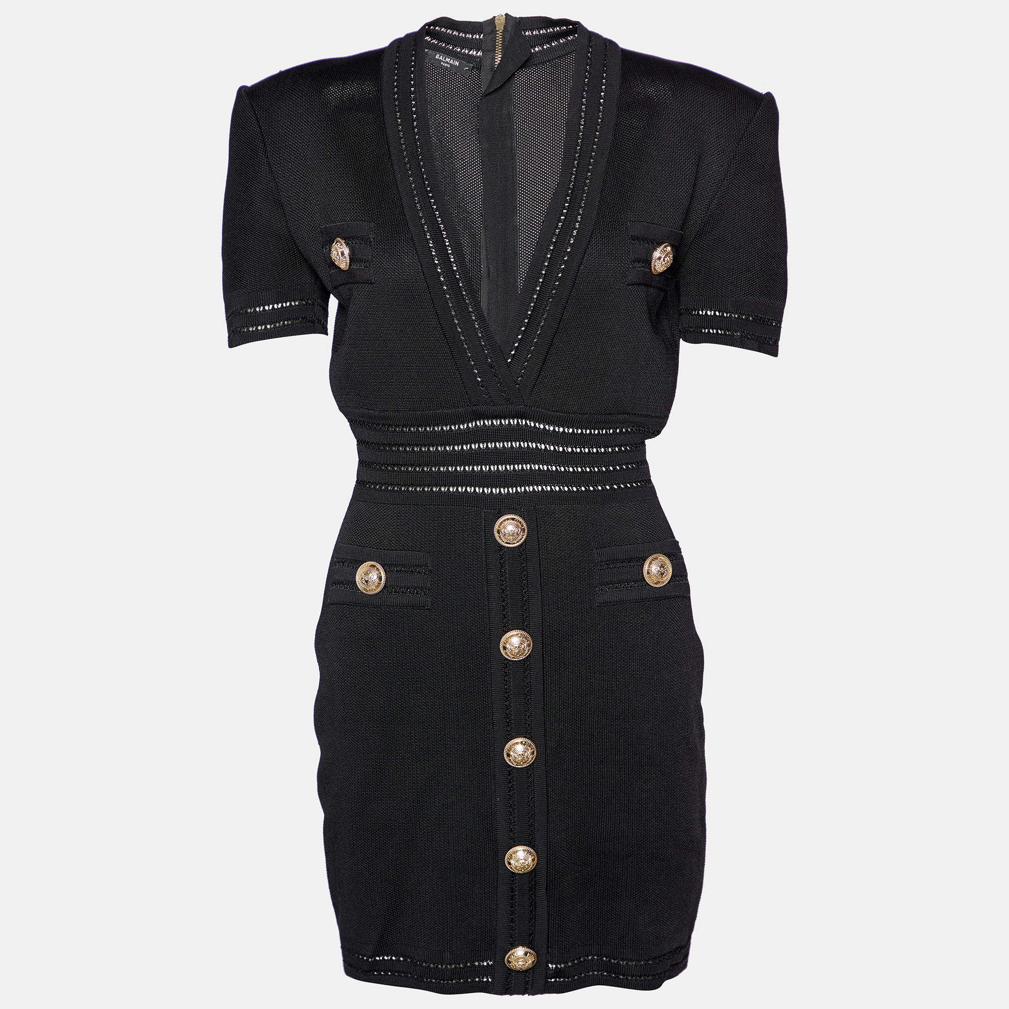 Robe discount bodycon balmain