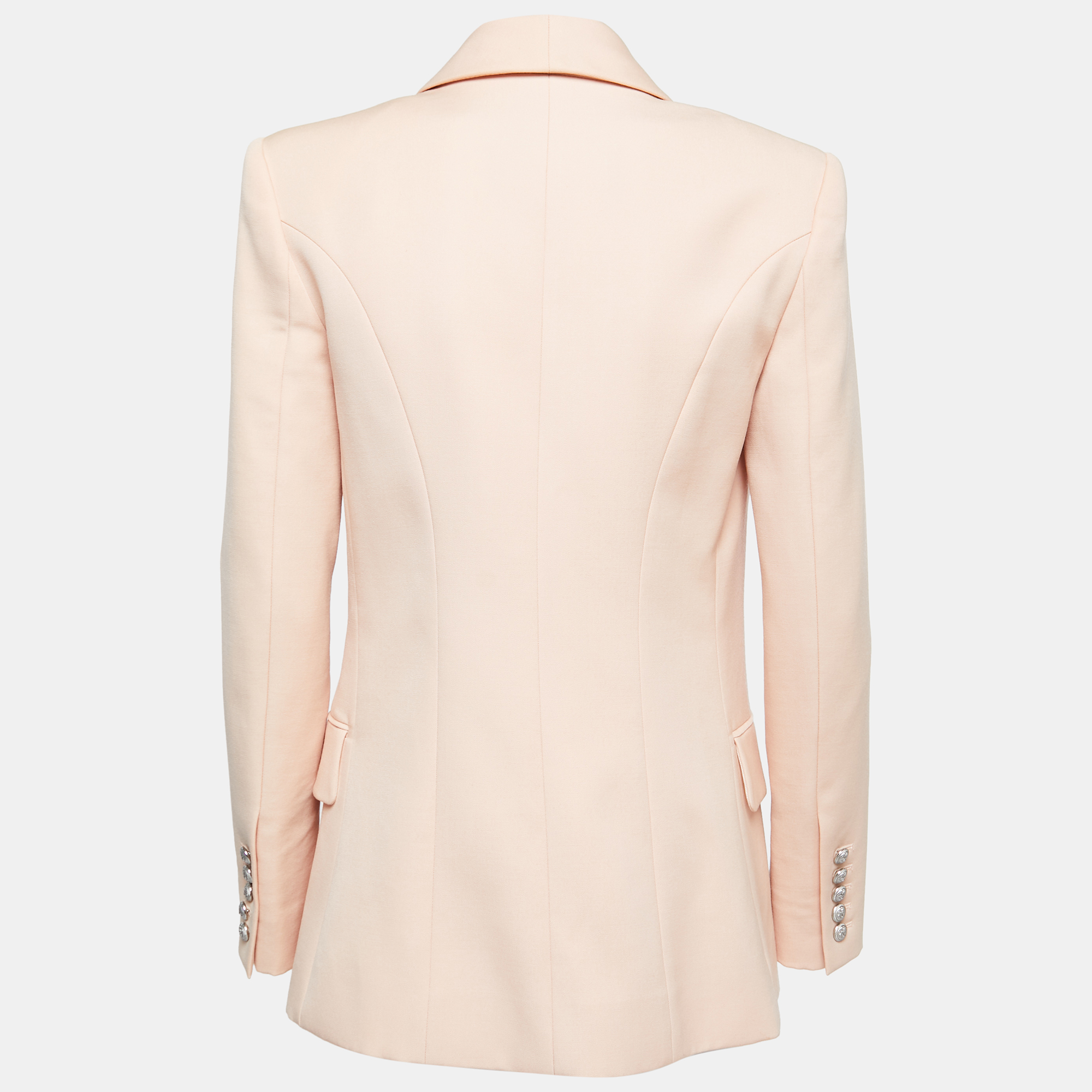 

Balmain Light Orange Wool Double Breasted Blazer