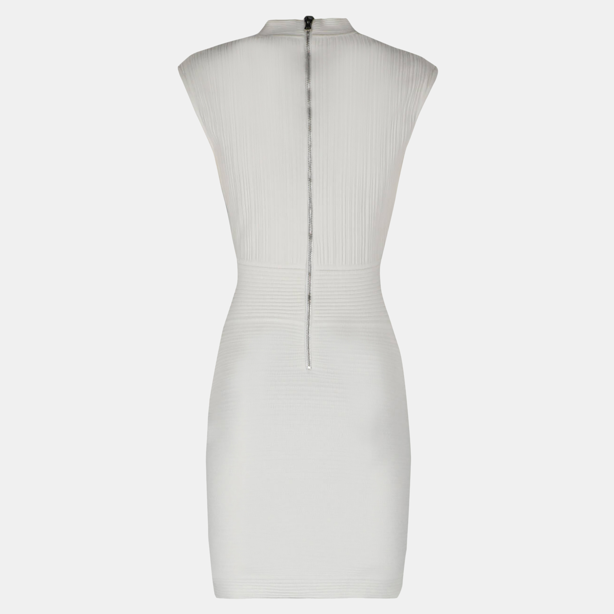 

Balmain Women's Synthetic Fibers Mini Dress - White