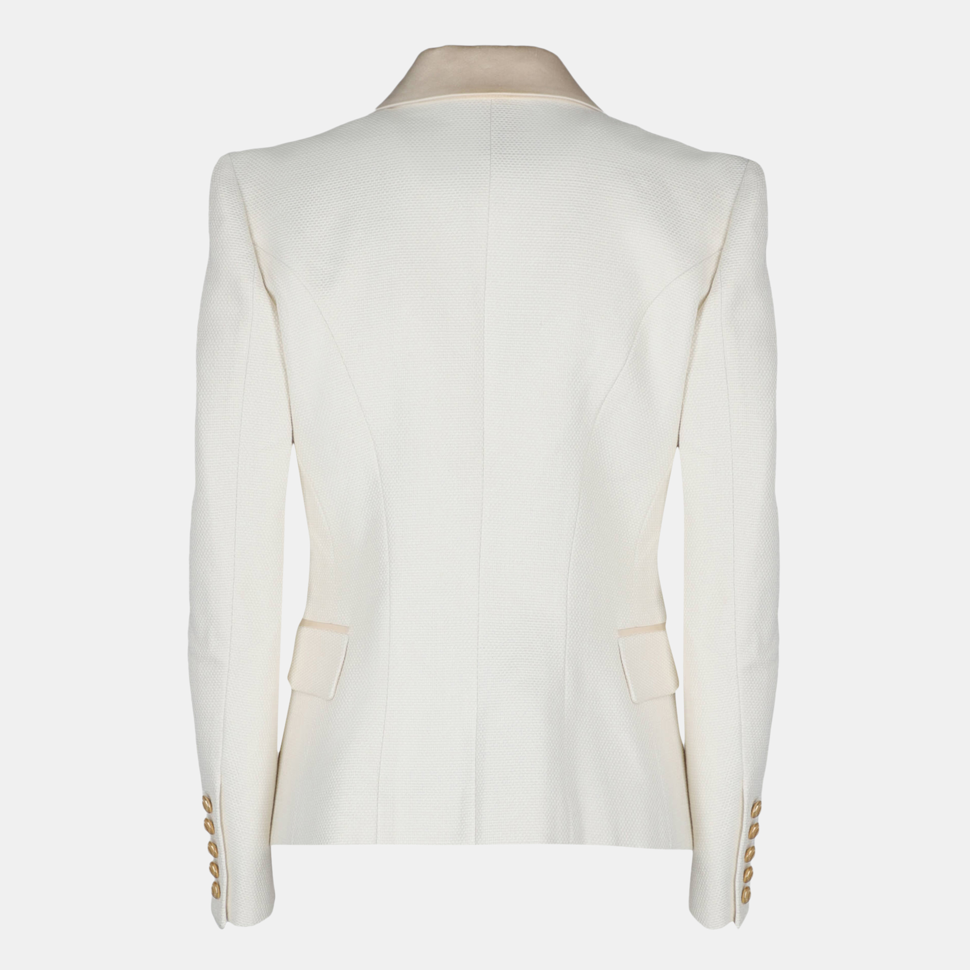 

Balmain Women's Synthetic Fibers Blazer - White