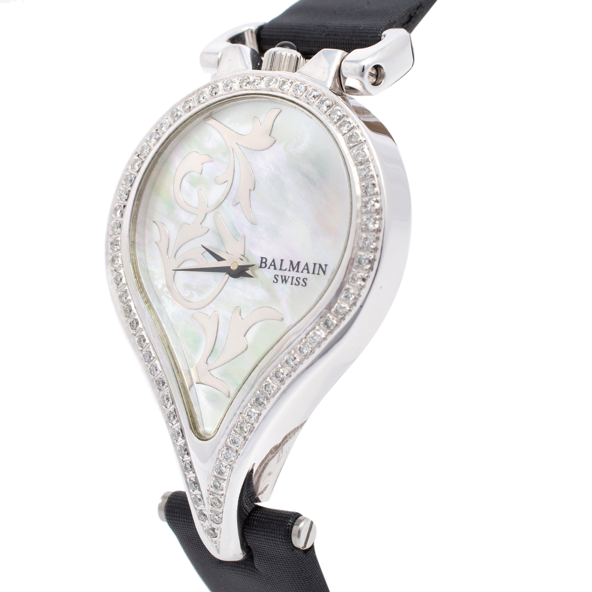 

Balmain Mother of Pearl Stainless Steel Diamonds, White