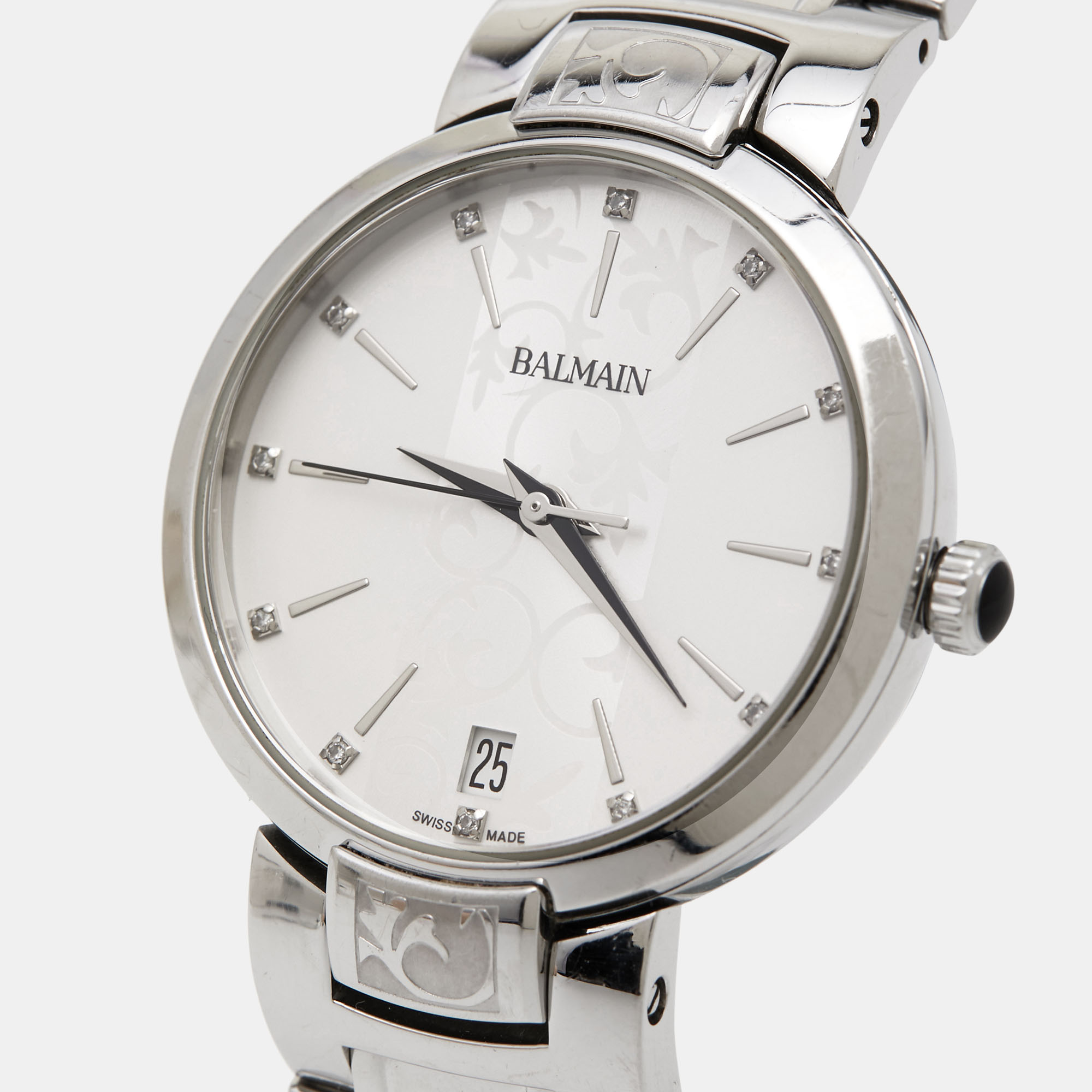 

Balmain Silver Stainless Steel Iconic Lady B4351.33.16 Quartz Women's Wristwatch