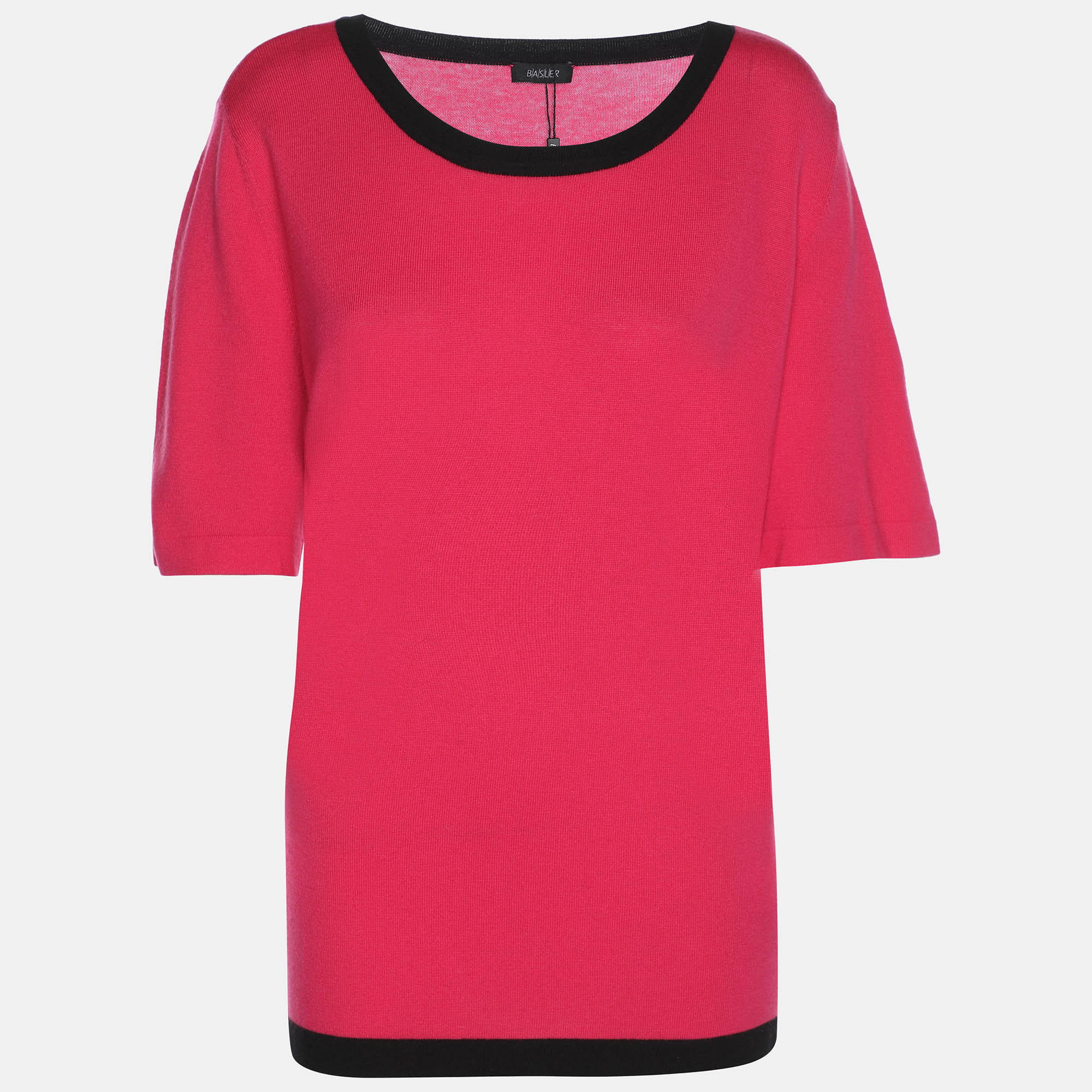 

Basler Pink Stretch Knit Tops XL