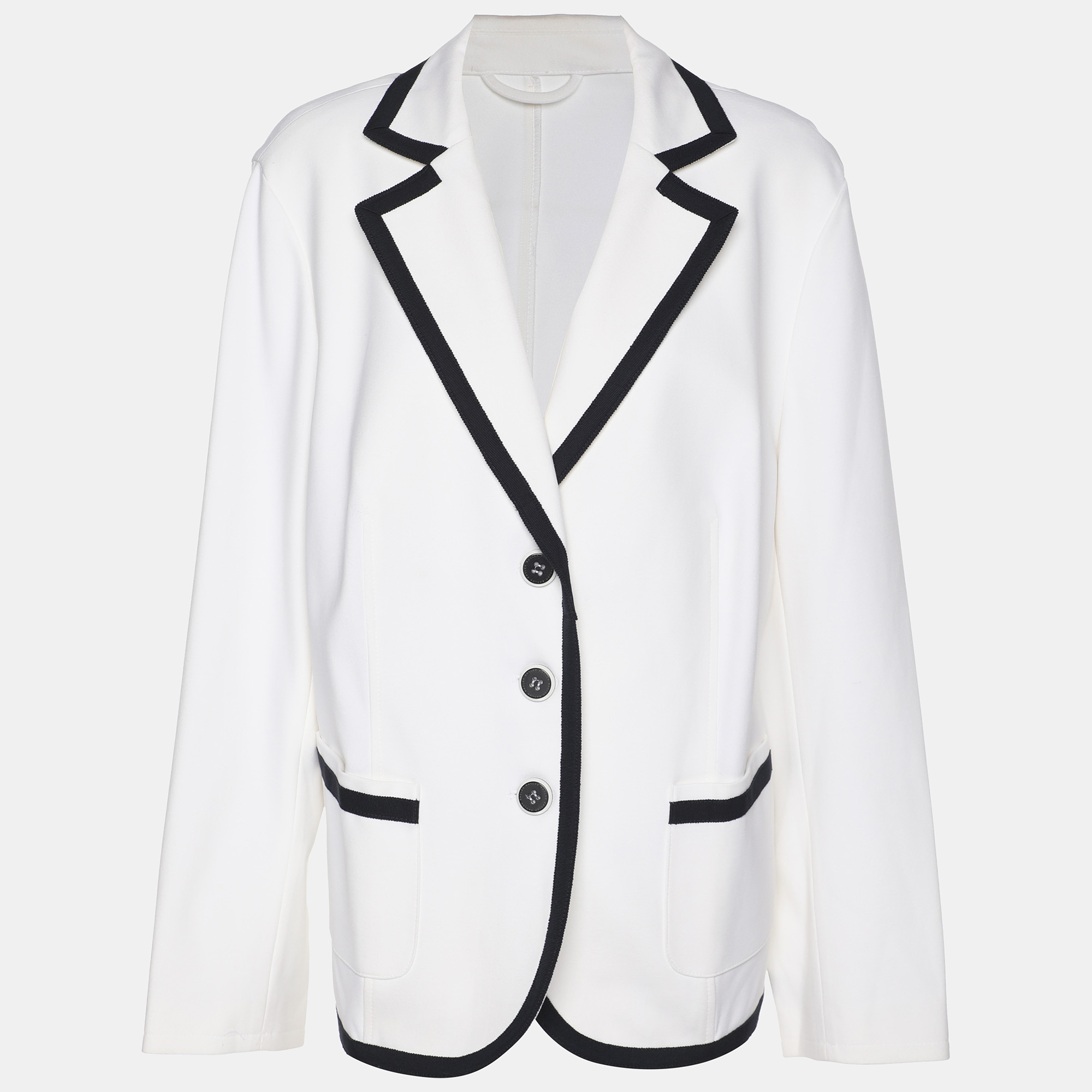 

Basler White/Navy Blue Fabric Blazer XL