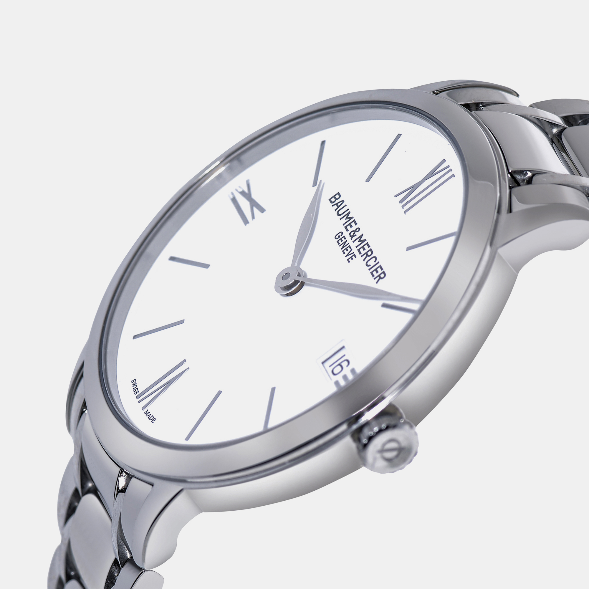 

Baume & Mercier Classima Stainless Steel Quartz Women's Watch, White