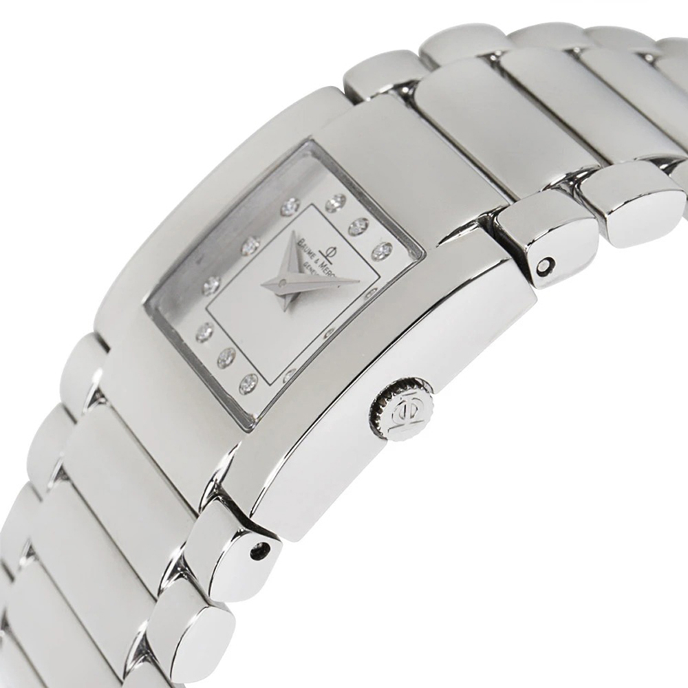 

Baume & Mercier Silver Diamond Stainless Steel Catwalk MV045219 Women's Wristwatch