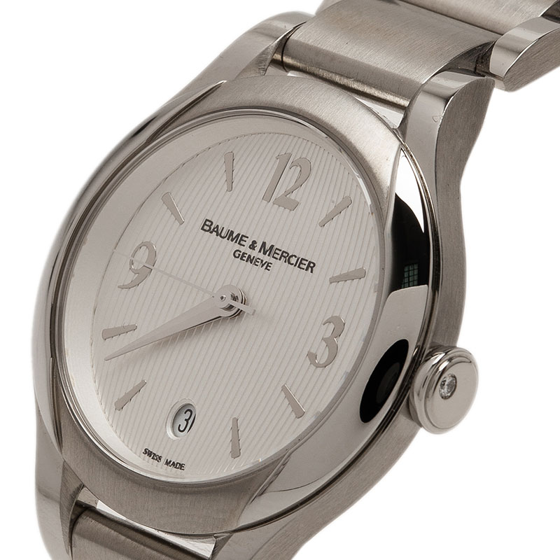 

Baume & Mercier Silver Stainless Steel Ilea M0A08767 Women's Wristwatch