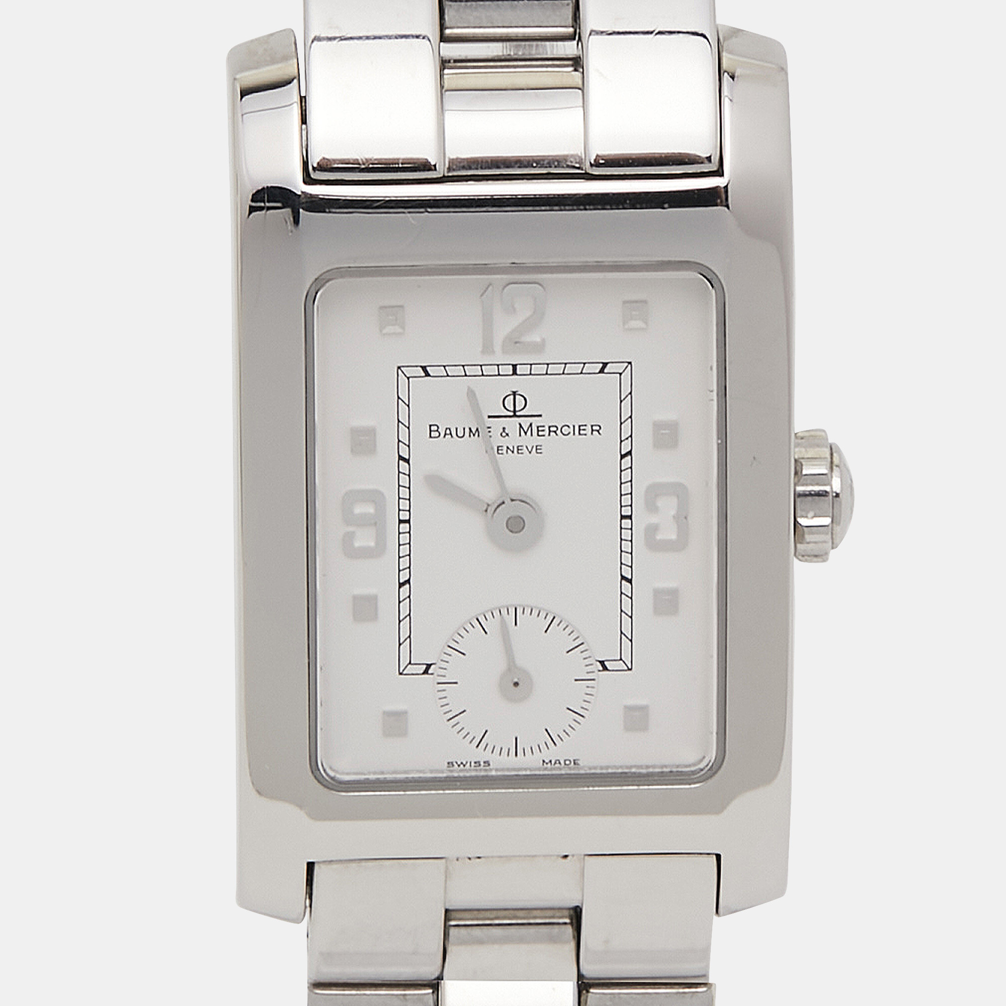 

Baume & Mercier White Stainless Steel Hampton MV045139 Women's Wristwatch