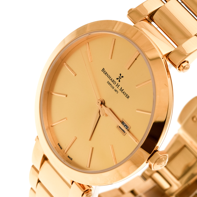 

Bernhard H. Mayer Gold Plated Stainless Steel Aurora Women's Wristwatch