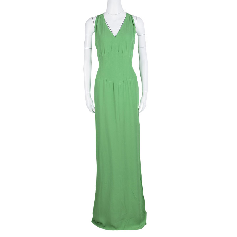 

Boss By Hugo Boss Green Sleeveless V-Neck Dallisia Dress