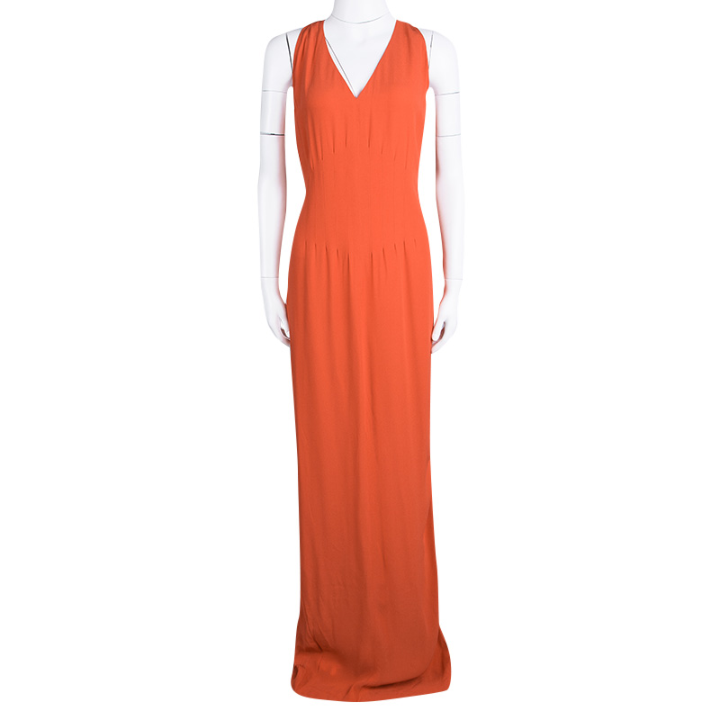 

Boss By Hugo Boss Orange Sleeveless V-Neck Dallisia Dress