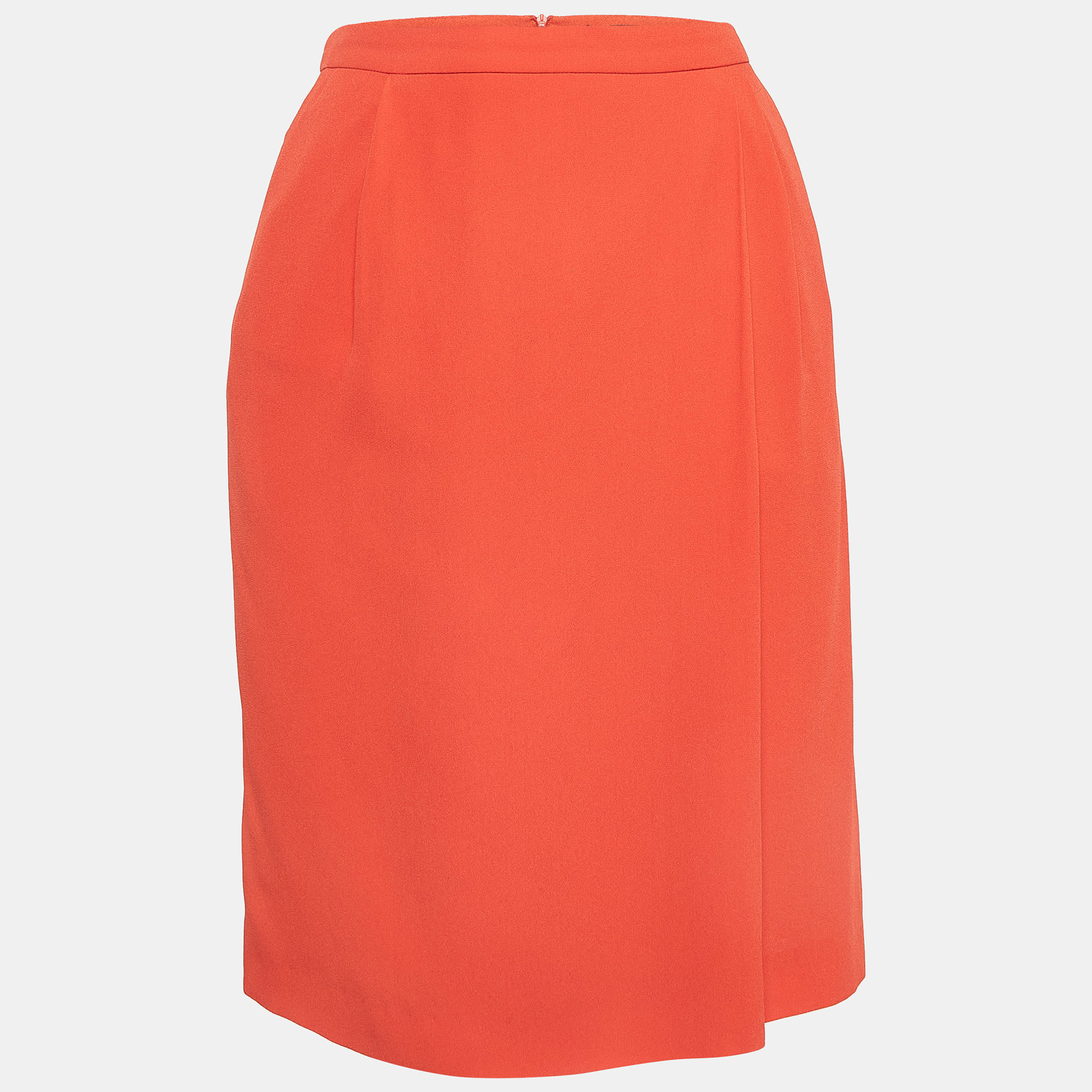 

Boss by Hugo Boss Orange Crepe Vakira Pencil Skirt S