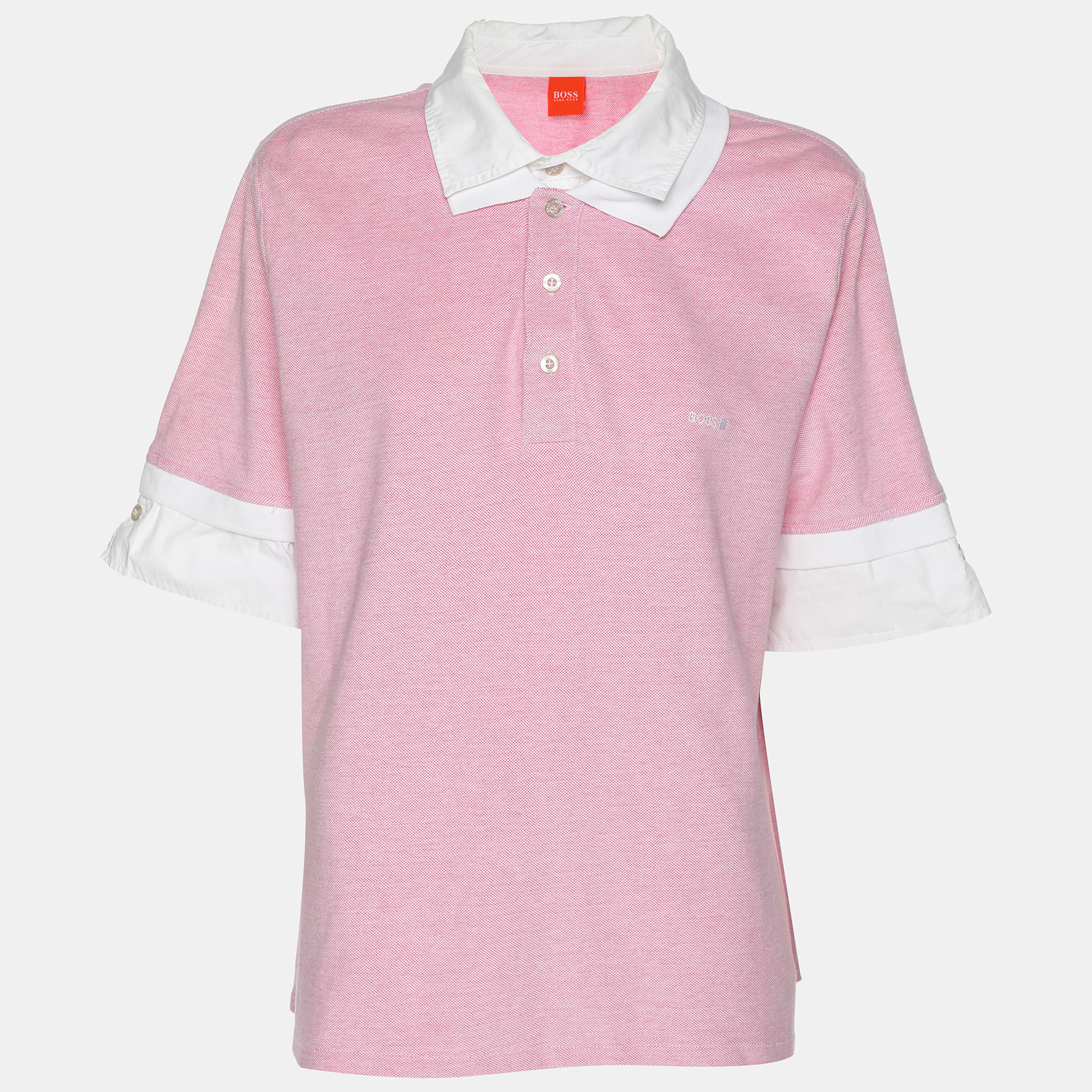 

Boss By Hugo Boss Pink Cotton Tops