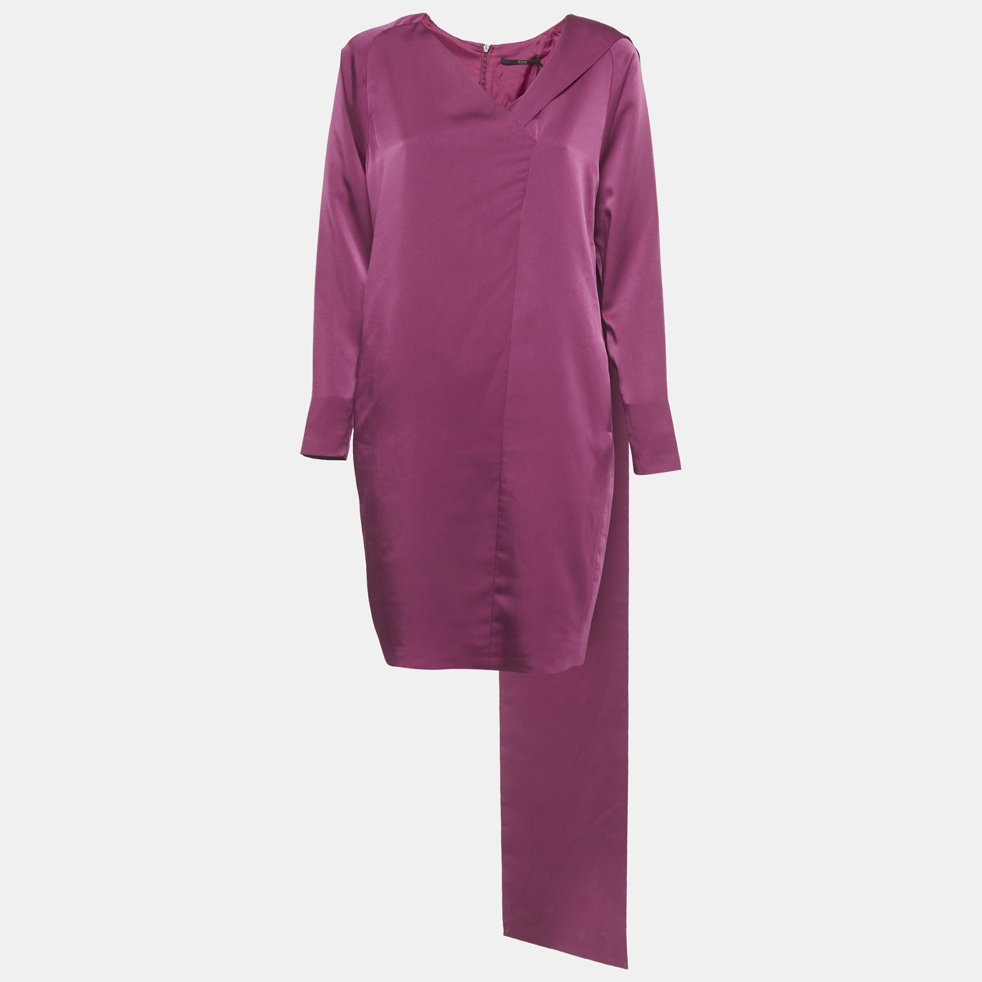 

Boss By Hugo Boss Pink Satin Mini Dress S