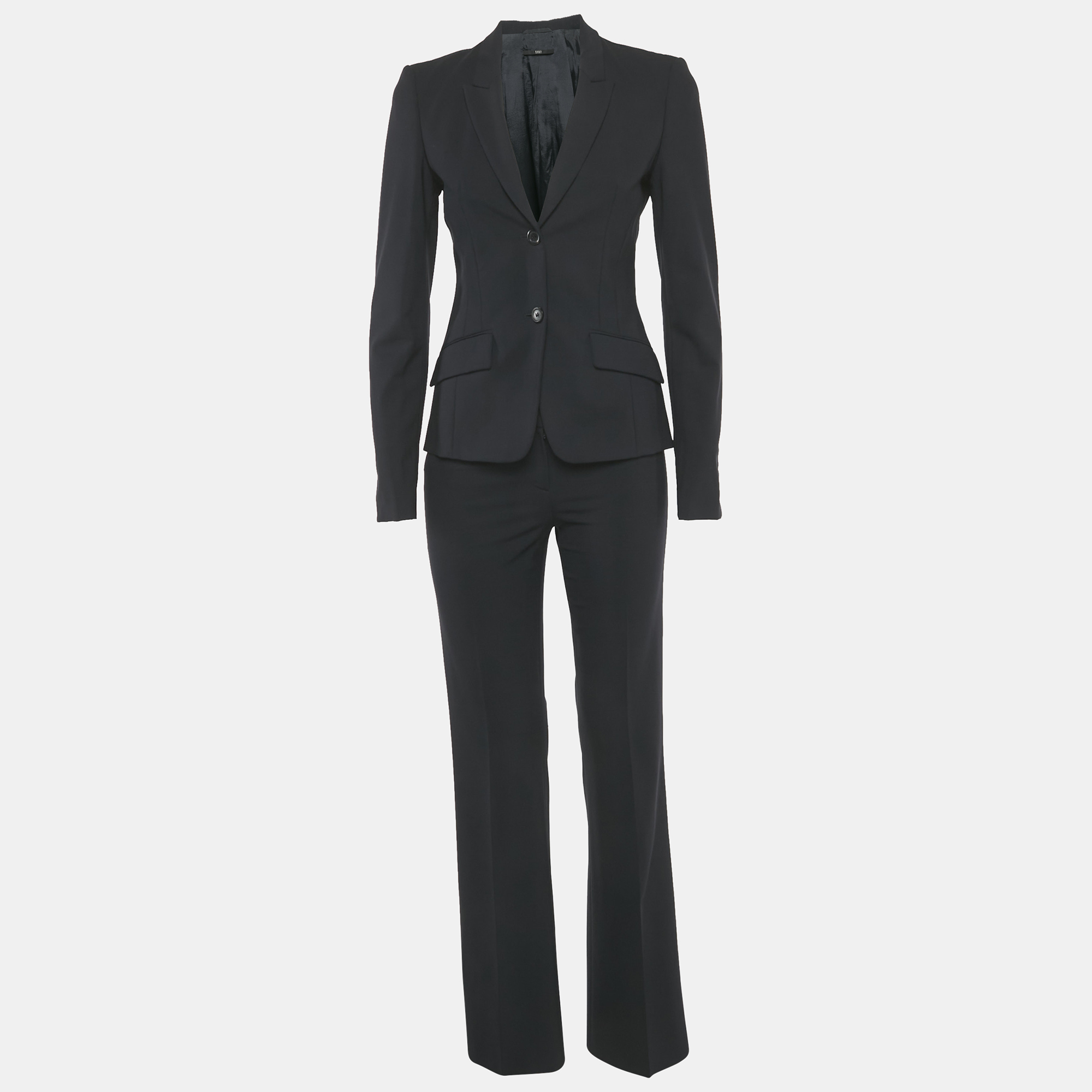 

Boss by Hugo Boss Black Wool Jaden Blazer & Tuliana 2 Pants XS