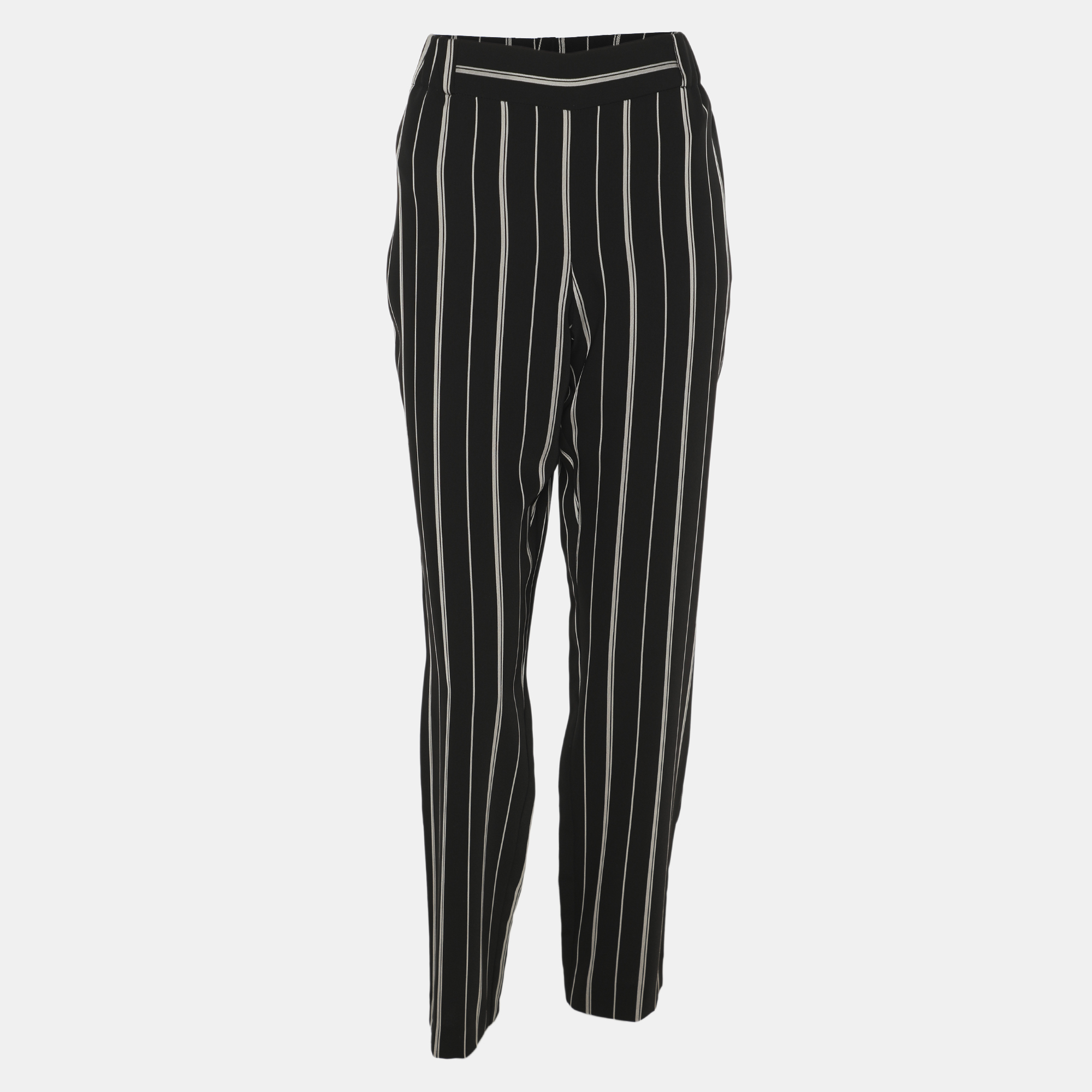 

Boss By Hugo Boss Black/White Stripe Trousers M