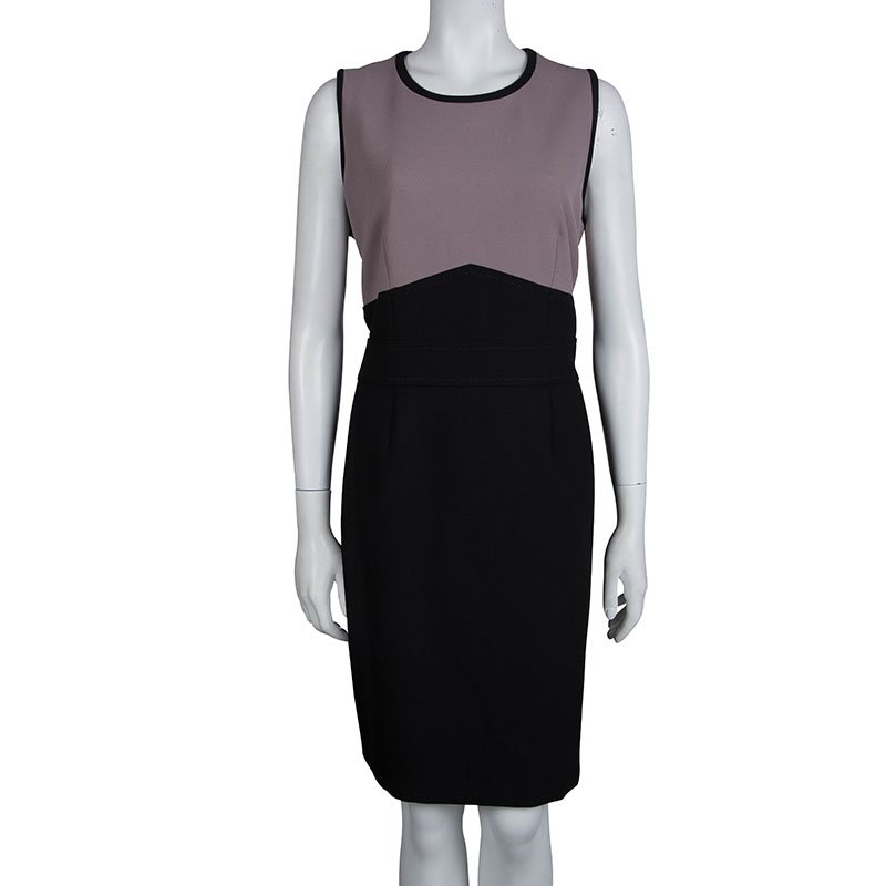 

Boss By Hugo Boss Black Colorblock Sleeveless Dress