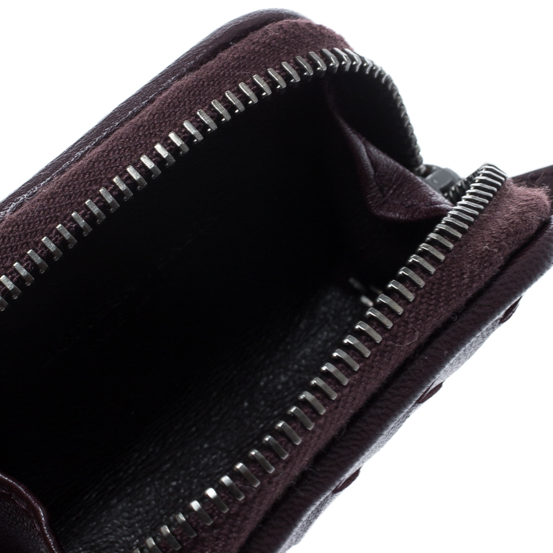 

Bottega Veneta Brown Intrecciato Leather Key Ring Bag Charm