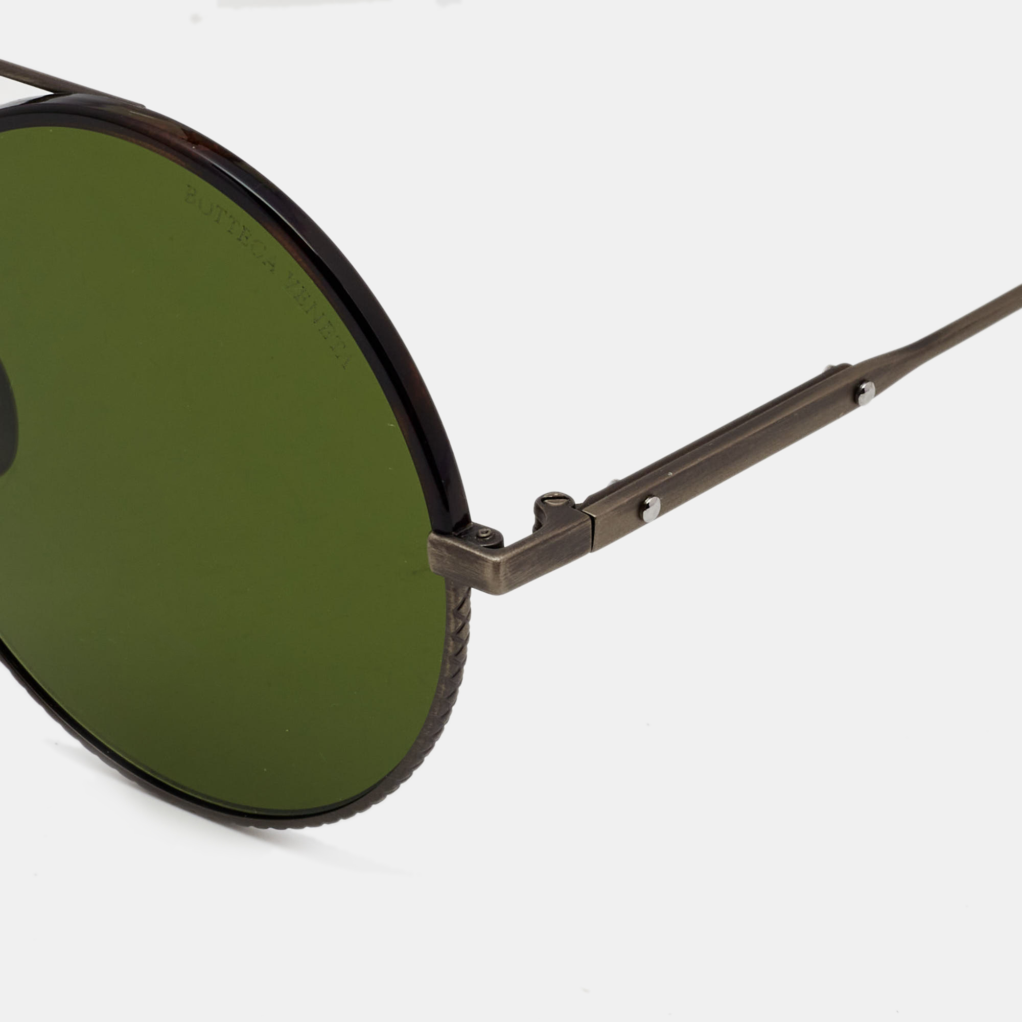 

Bottega Veneta Green BV0171S Round Sunglasses