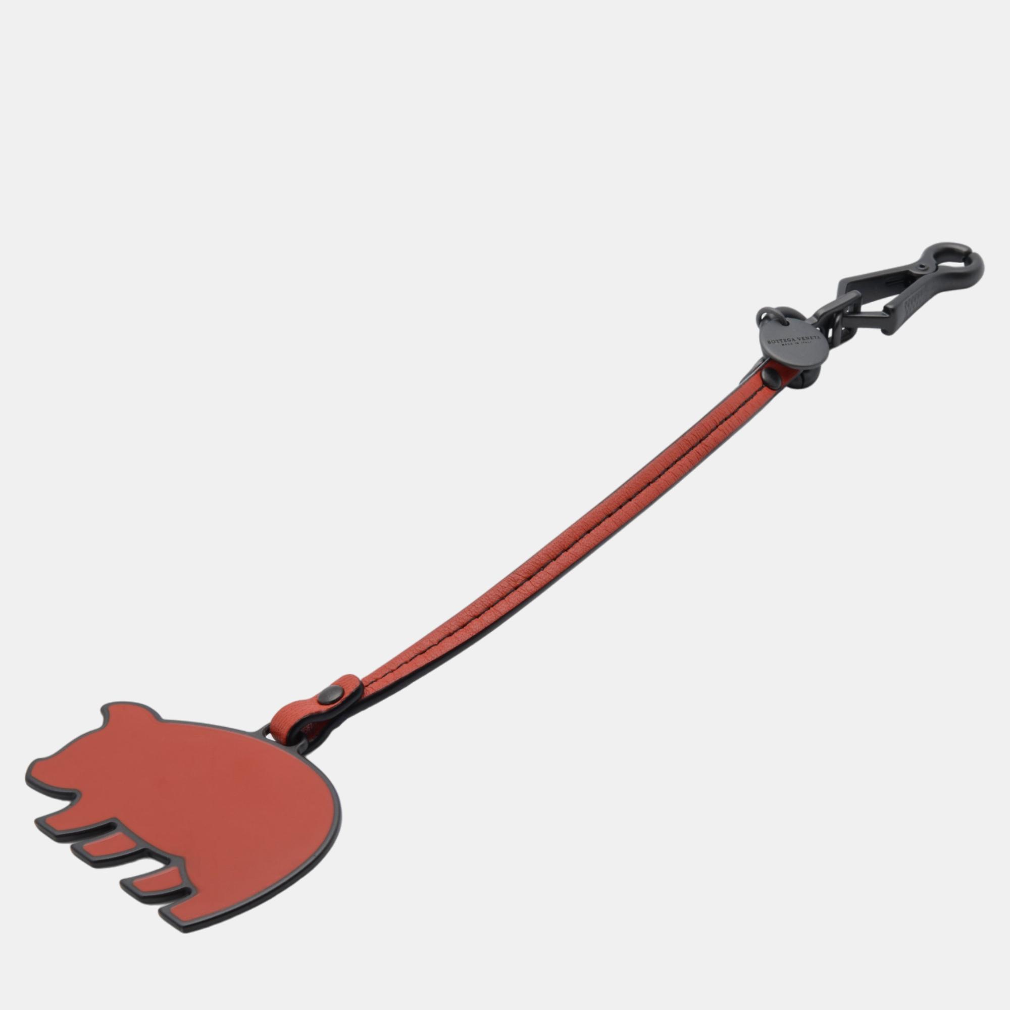 

Bottega Veneta Red And Black Key Chain