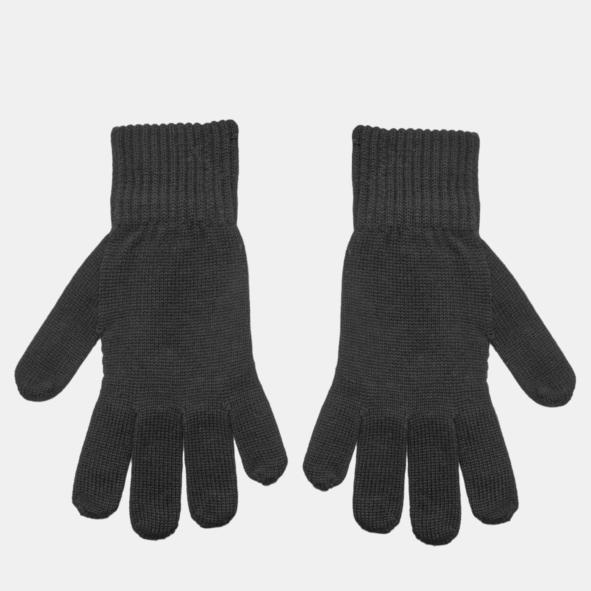 

Bottega Veneta Black Wool Gloves