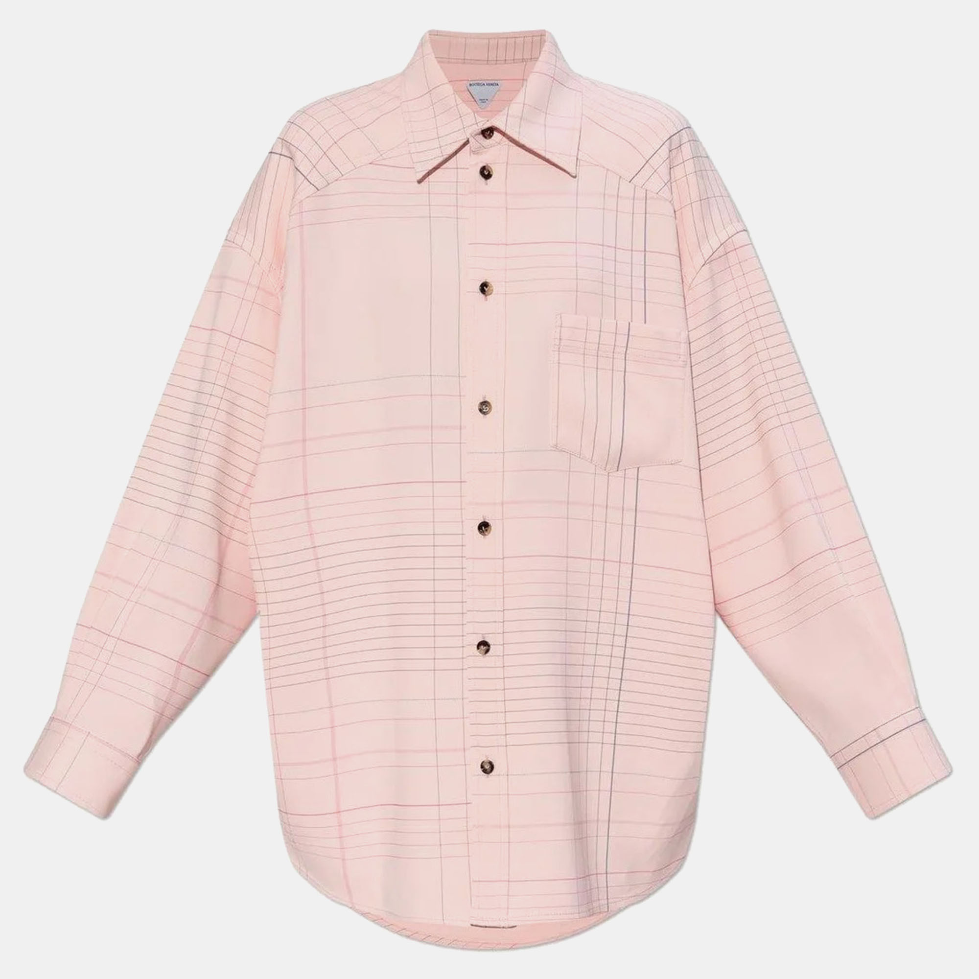 

Bottega Veneta Pink Notebook Viscose Shirt