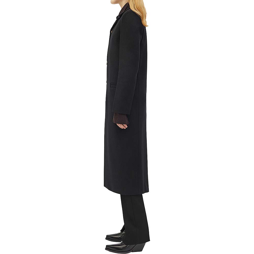 

Bottega Veneta Black Wool Coat Size