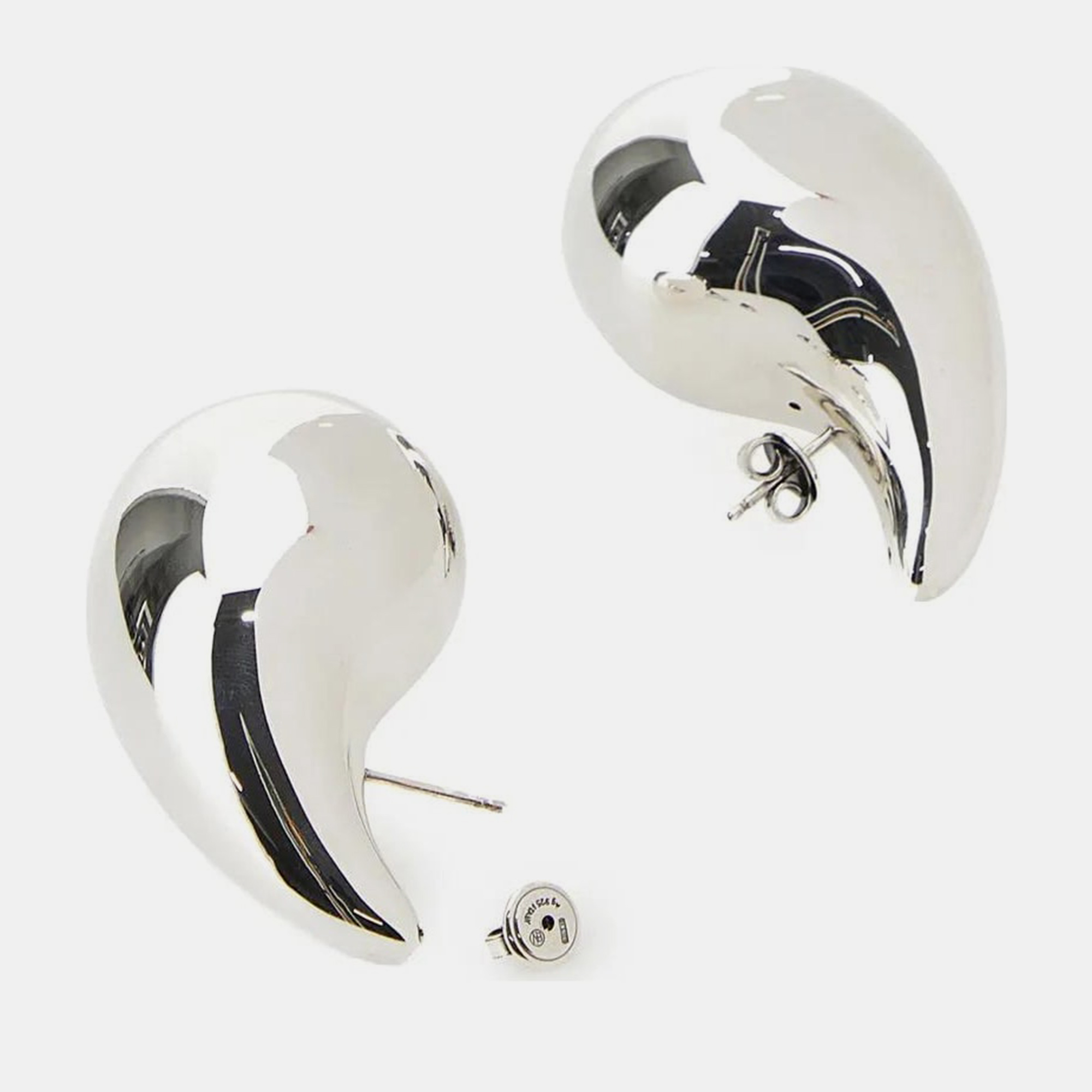 

Bottega Veneta Silver Big Drop Earrings