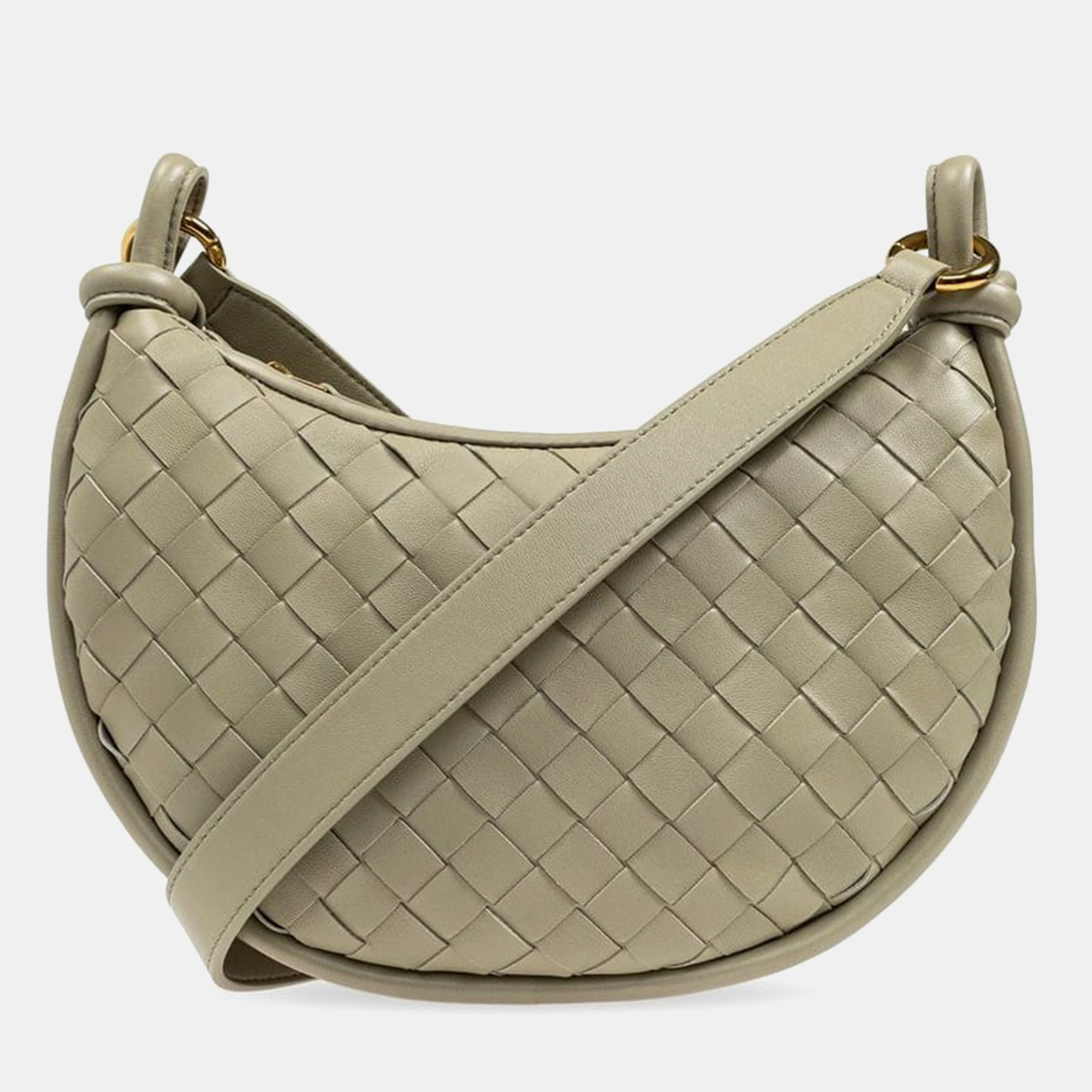 

Bottega Veneta Beige Gemelli Intrecciato Shoulder Bag