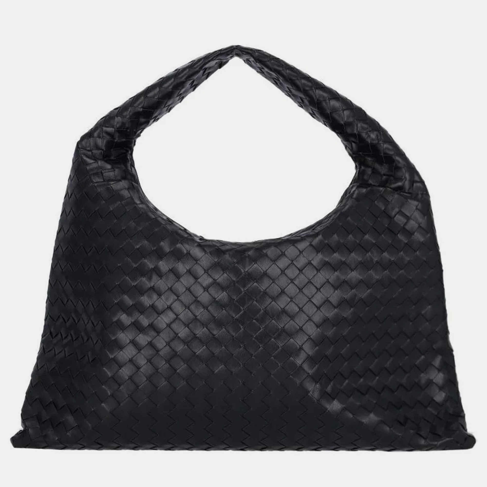 

Bottega Veneta Black Leather hop Large Shoulder Bag